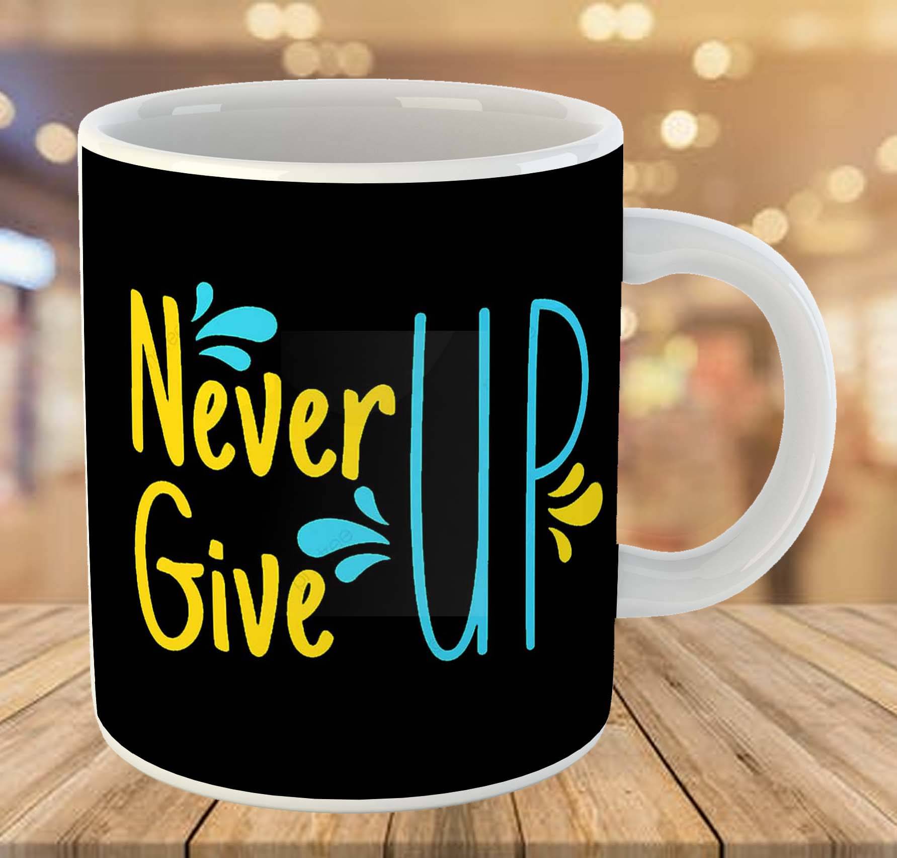     			VIKESA Ceramic Coffee Mug Typography Ceramic Coffee Mug 325 mL ( Pack of 1 )