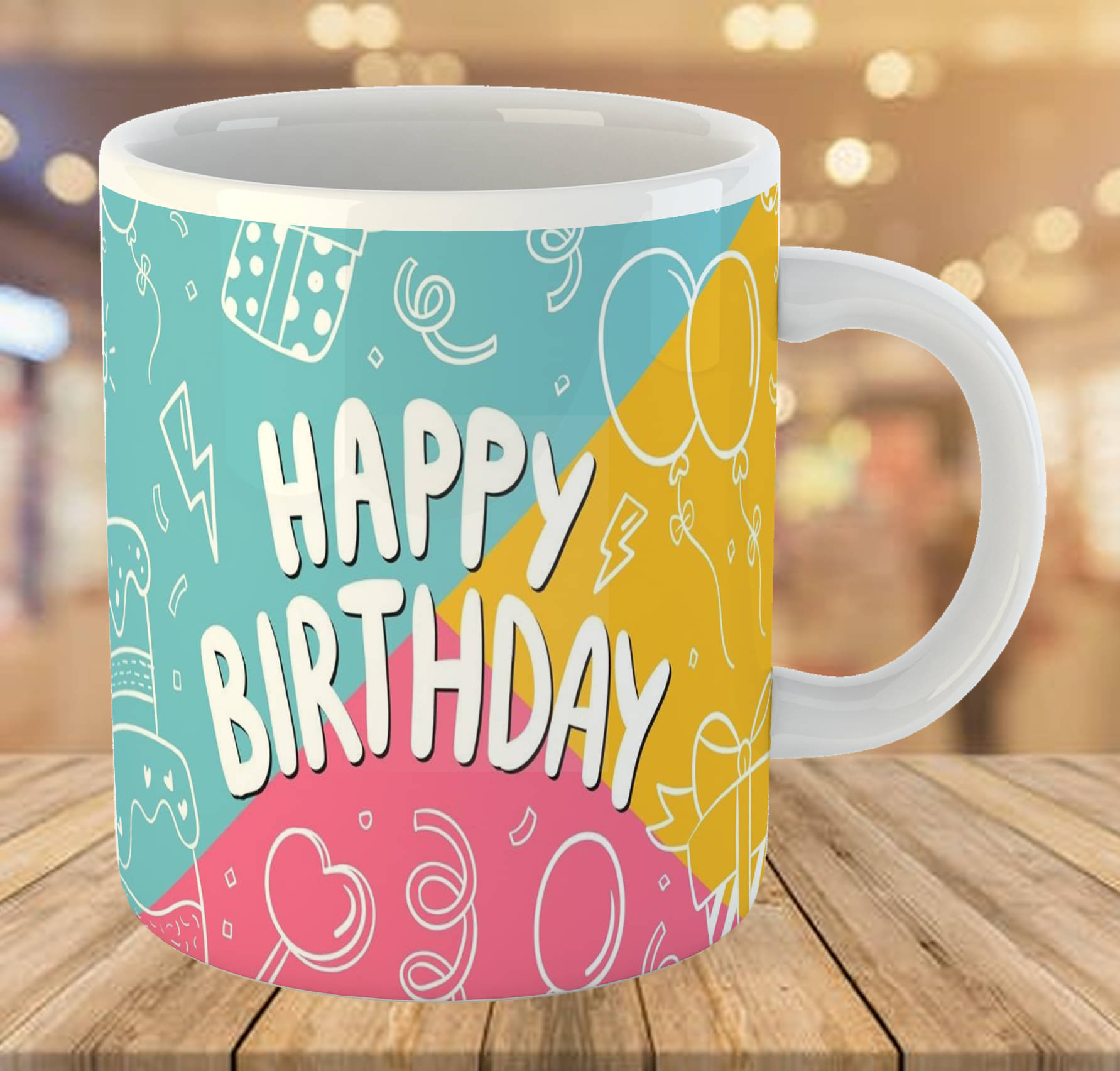     			VIKESA Ceramic Coffee Mug Typography Ceramic Coffee Mug 325 mL ( Pack of 1 )