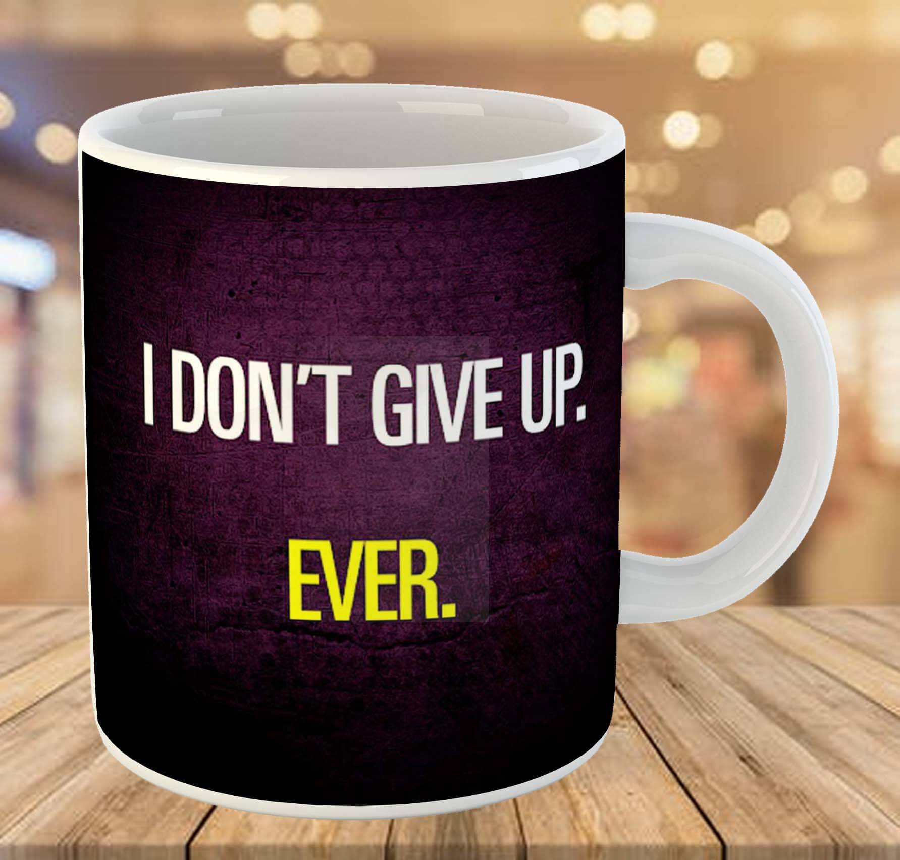     			VIKESA Ceramic Coffee Mug Typography Ceramic Coffee Mug 325 mL ( Pack of 1 )