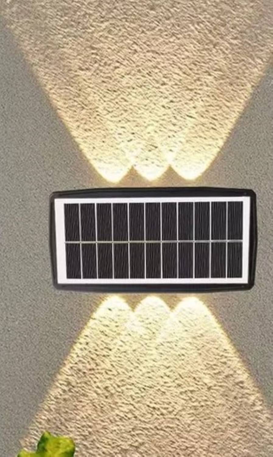     			ZESTRUM 1W Solar Outdoor Wall Light ( Pack of 1 )