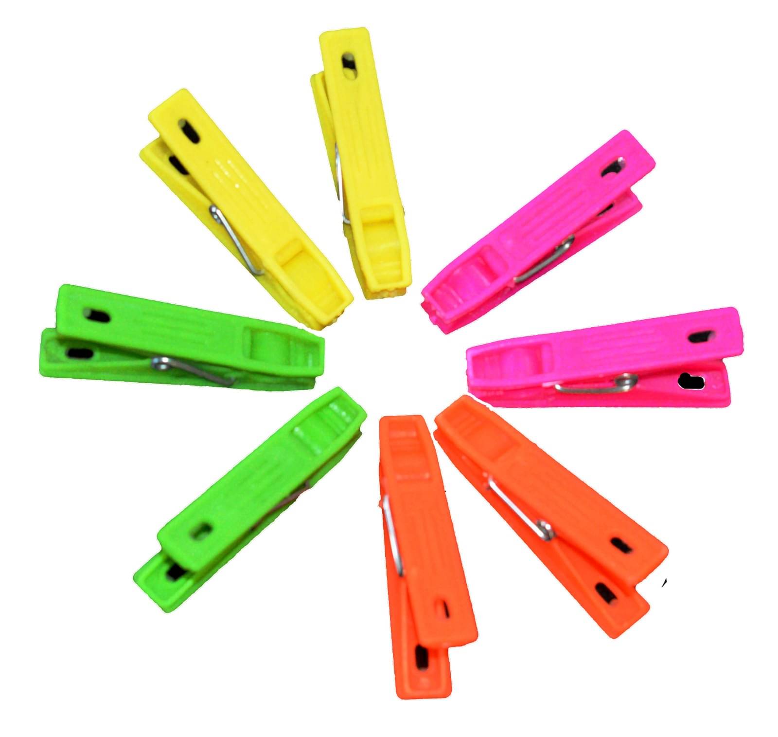     			forral Diamond Cloth Clips for Drying Clothes Multicolor 36 Pcs