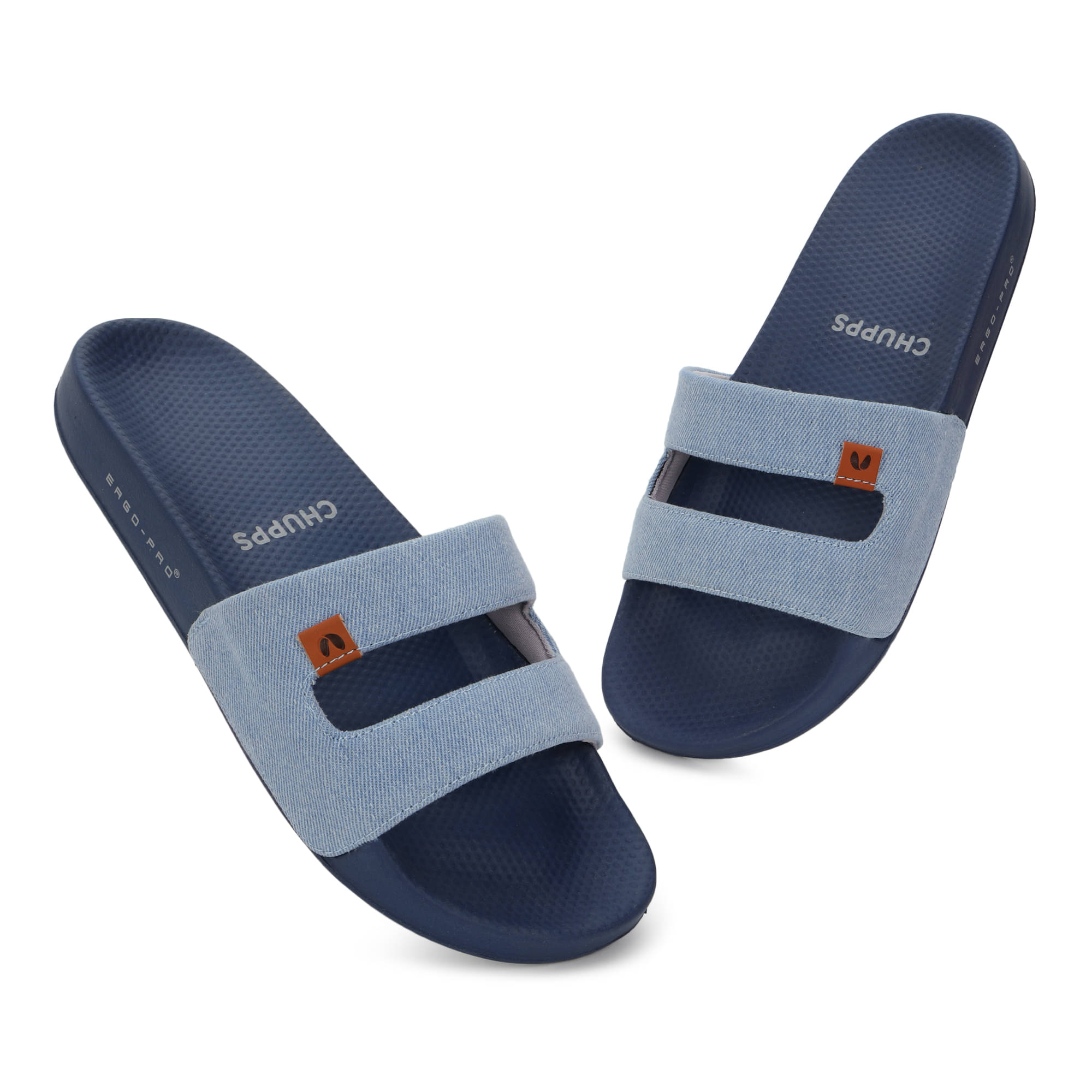     			CHUPPS Navy Blue Women's Slide Flip Flop