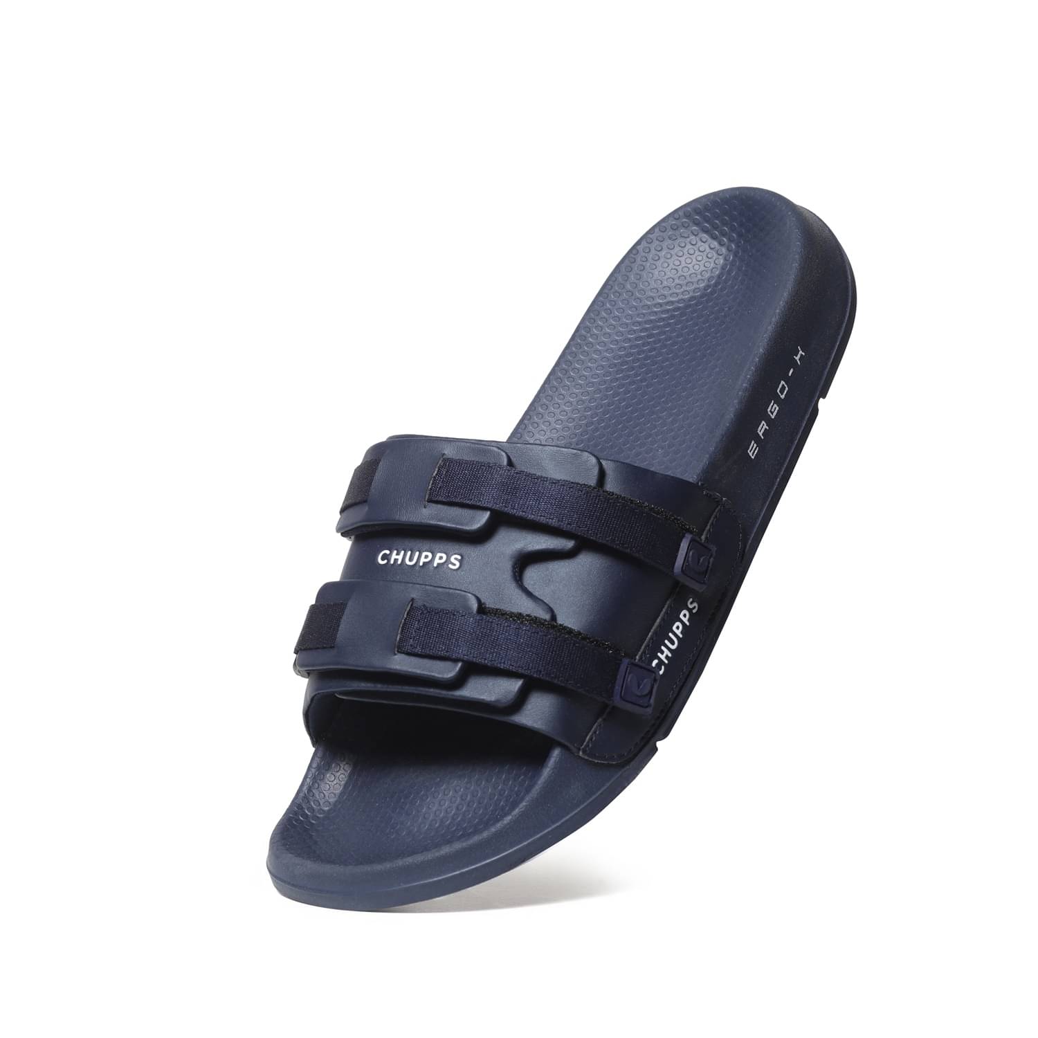     			CHUPPS Navy Men's Slide Flip Flop