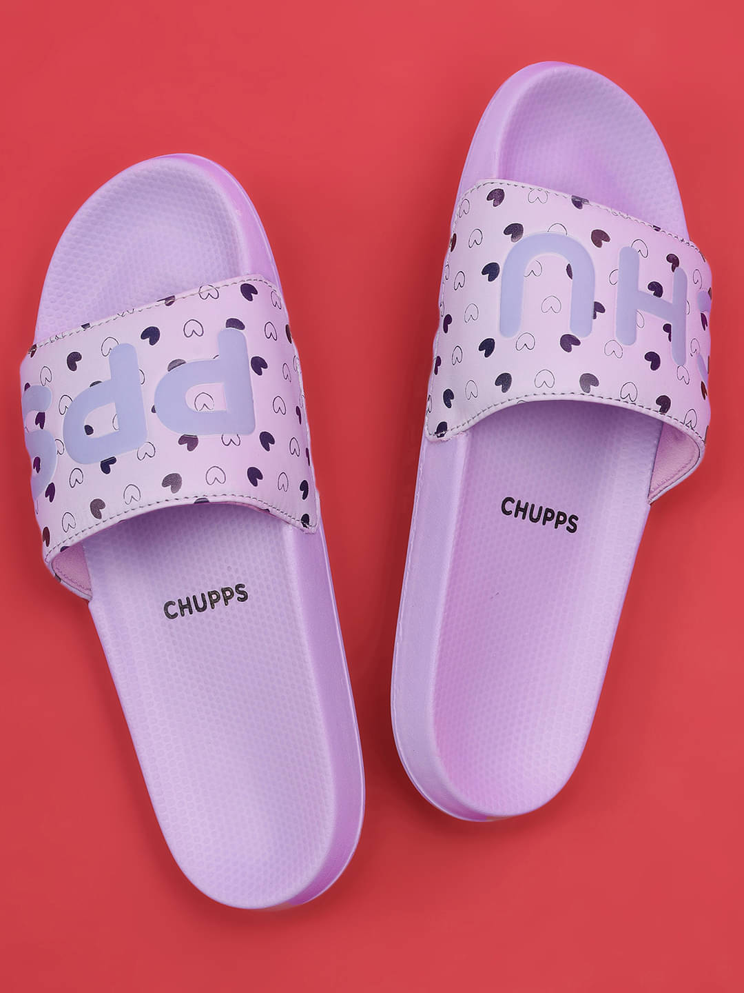     			CHUPPS Purple Women's Slide Flip Flop