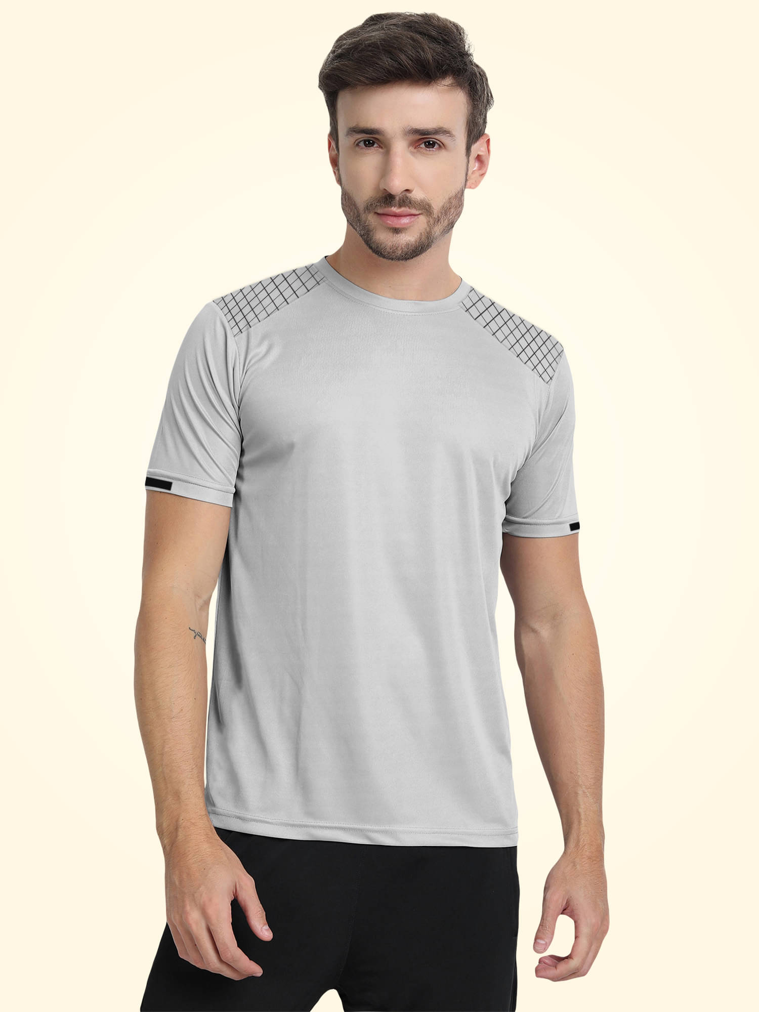 FTX Men Polyester Regular Fit Solid T-Shirt ( Grey ) FTX Men Polyester Regular Fit Solid T-Shirt ( Grey )