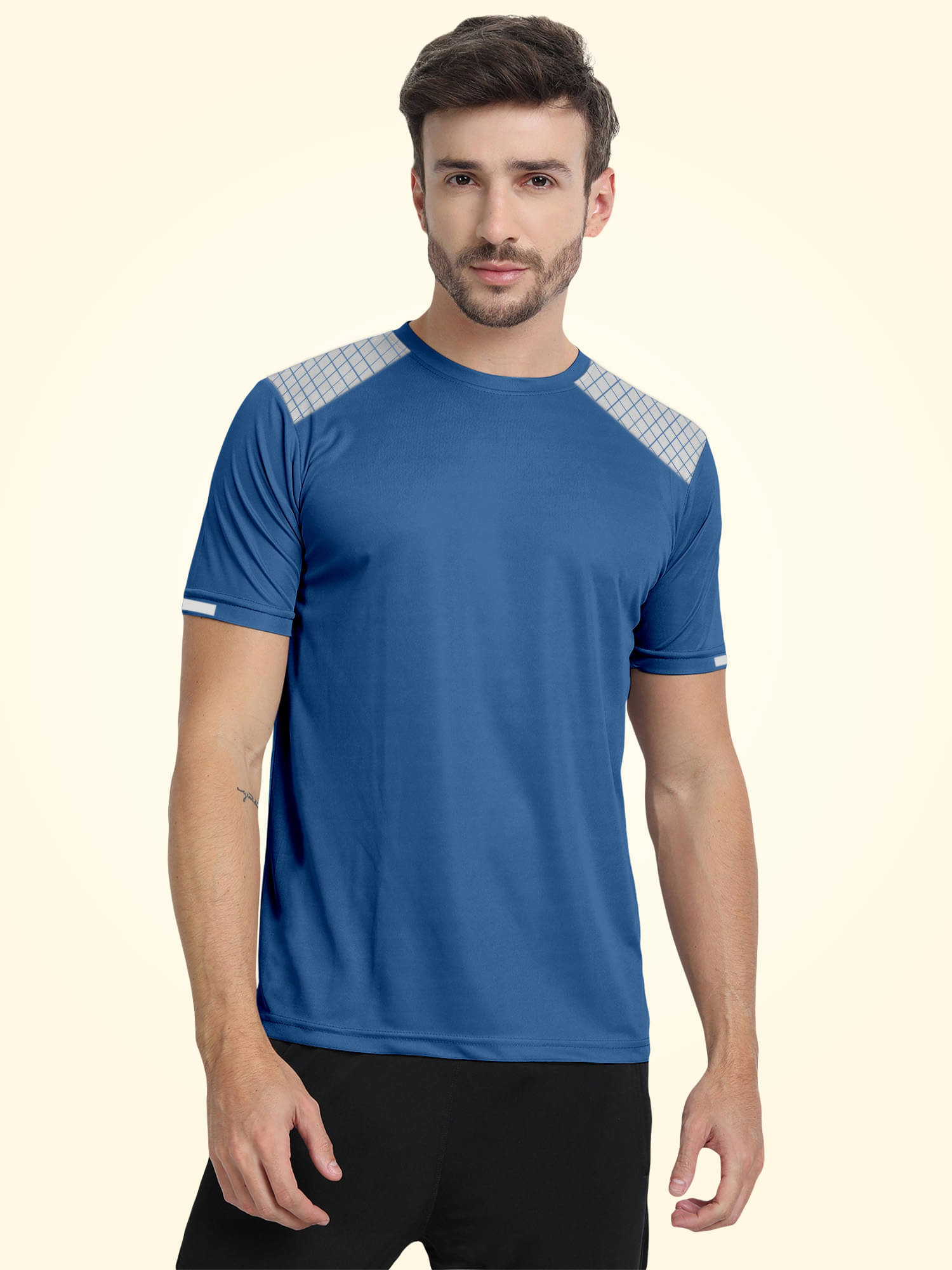 FTX Men Polyester Regular Fit Solid T-Shirt ( Blue ) FTX Men Polyester Regular Fit Solid T-Shirt ( Blue )