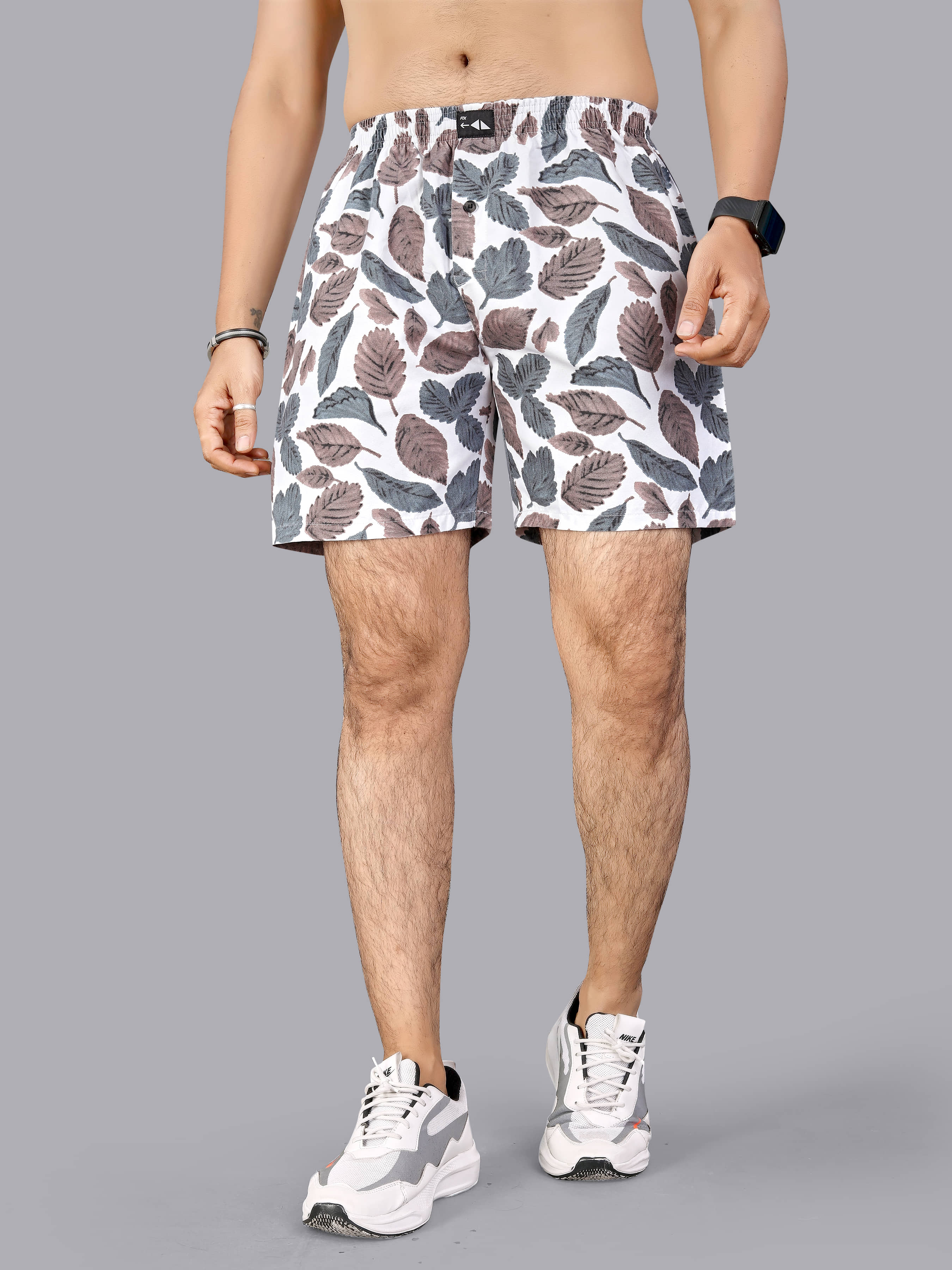 FTX Pack of 1 Cotton Blend Boxers For Men's ( Multi )