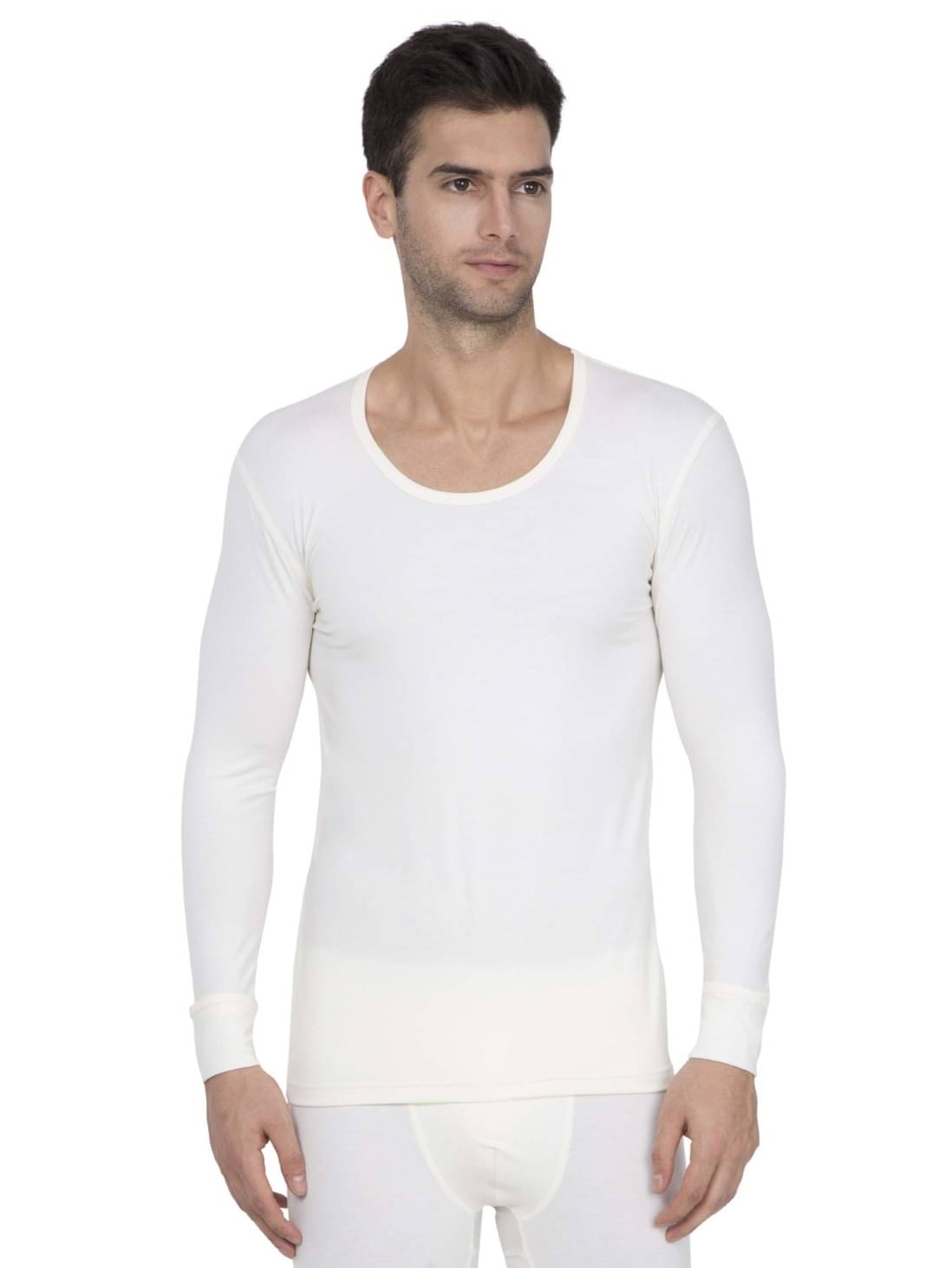 Jockey Pack of 1 Cotton Thermal Tops For Men's ( White ) Jockey Pack of 1 Cotton Thermal Tops For Men's ( White )