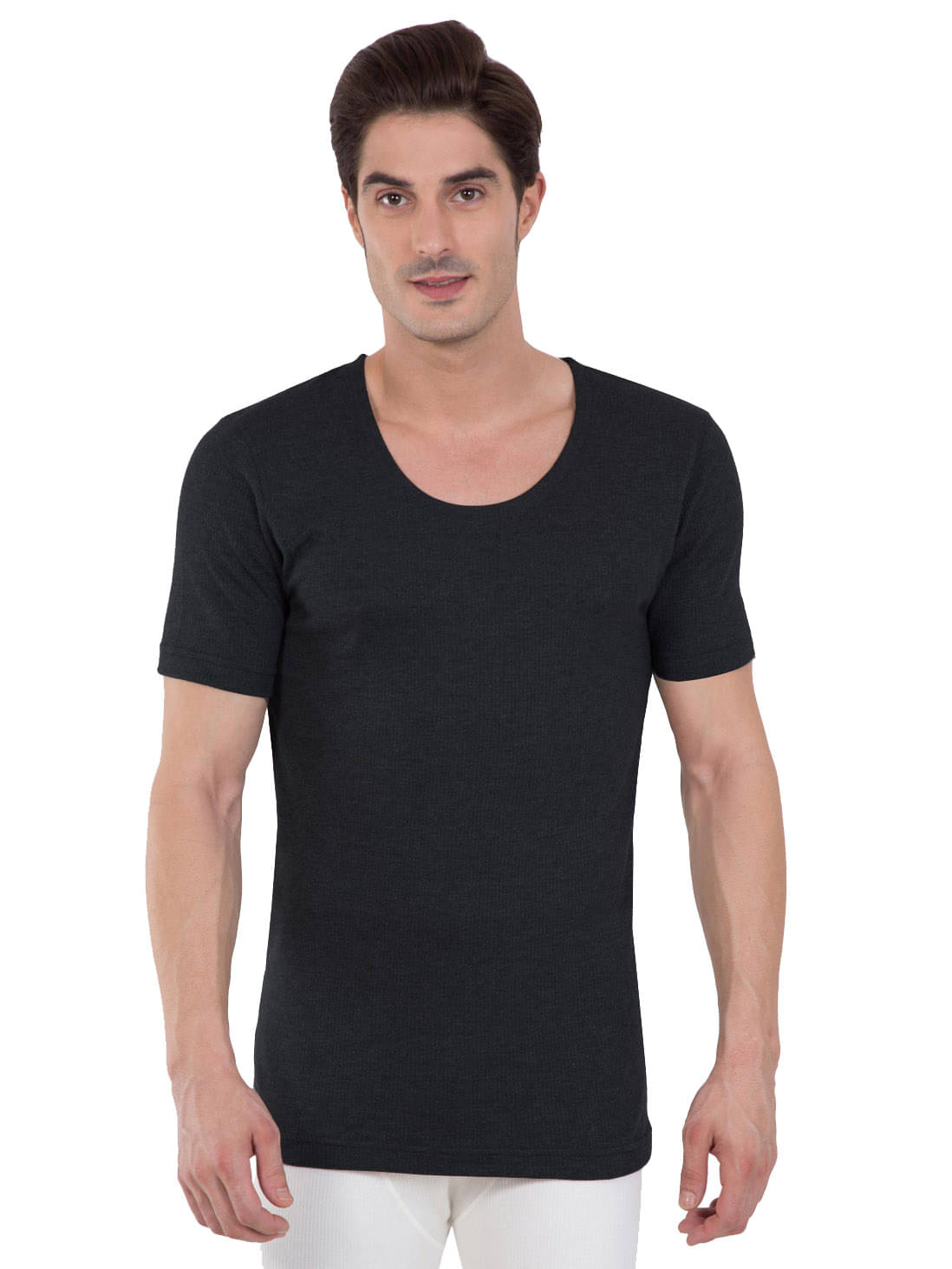 Jockey Pack of 1 Cotton Thermal Tops For Men's ( Black )     			Jockey Pack of 1 Cotton Thermal Tops For Men's ( Black )