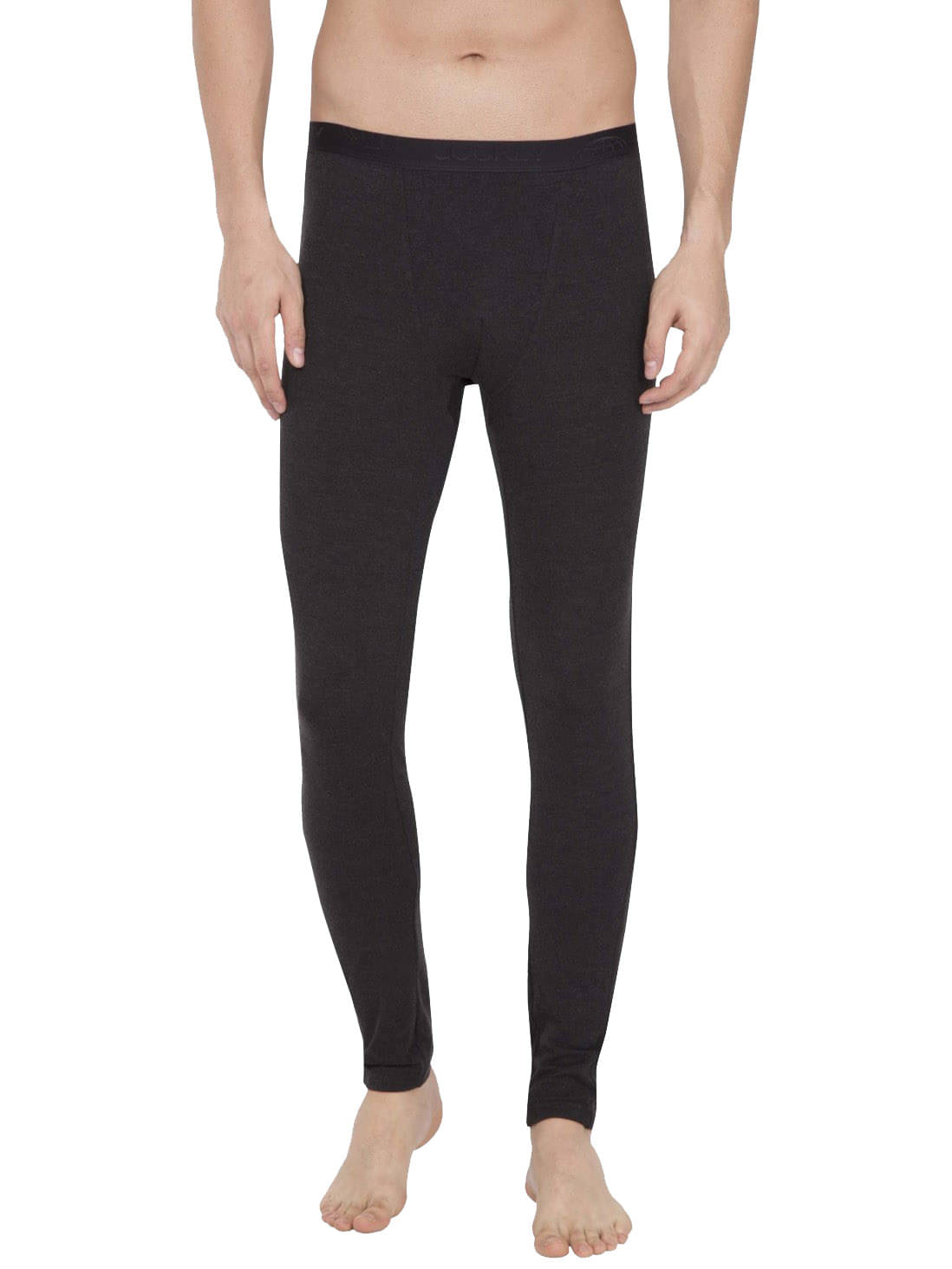     			Jockey Pack of 1 Cotton Thermal Bottoms For Men's ( Black )