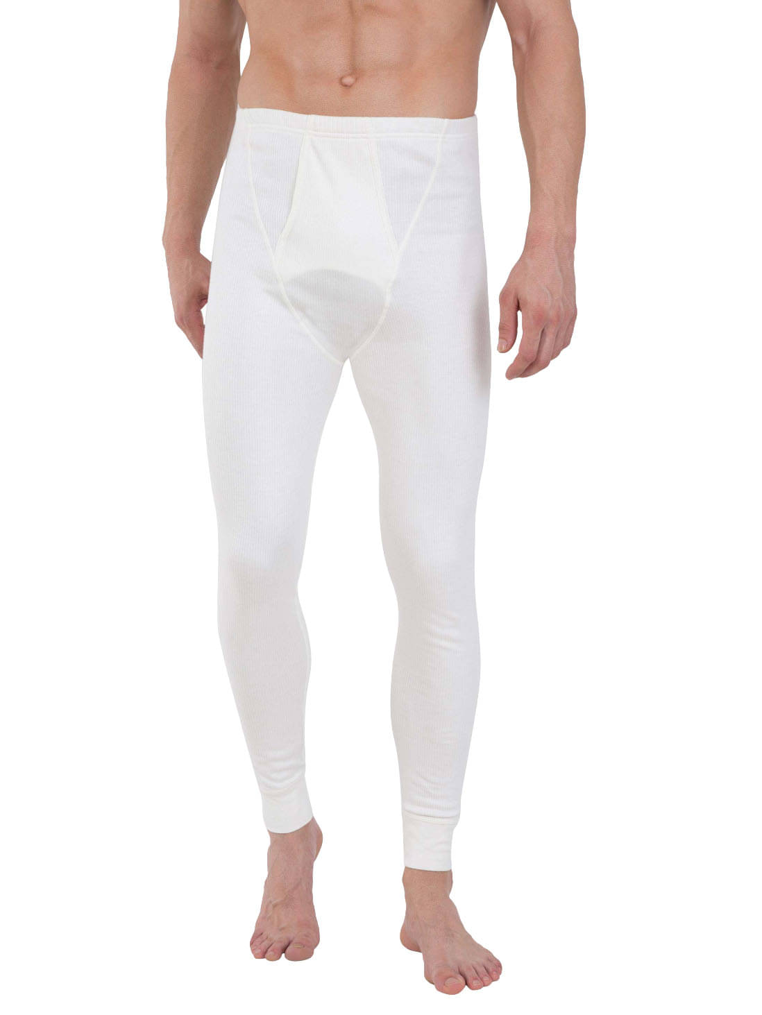     			Jockey Pack of 1 Cotton Thermal Bottoms For Men's ( White )