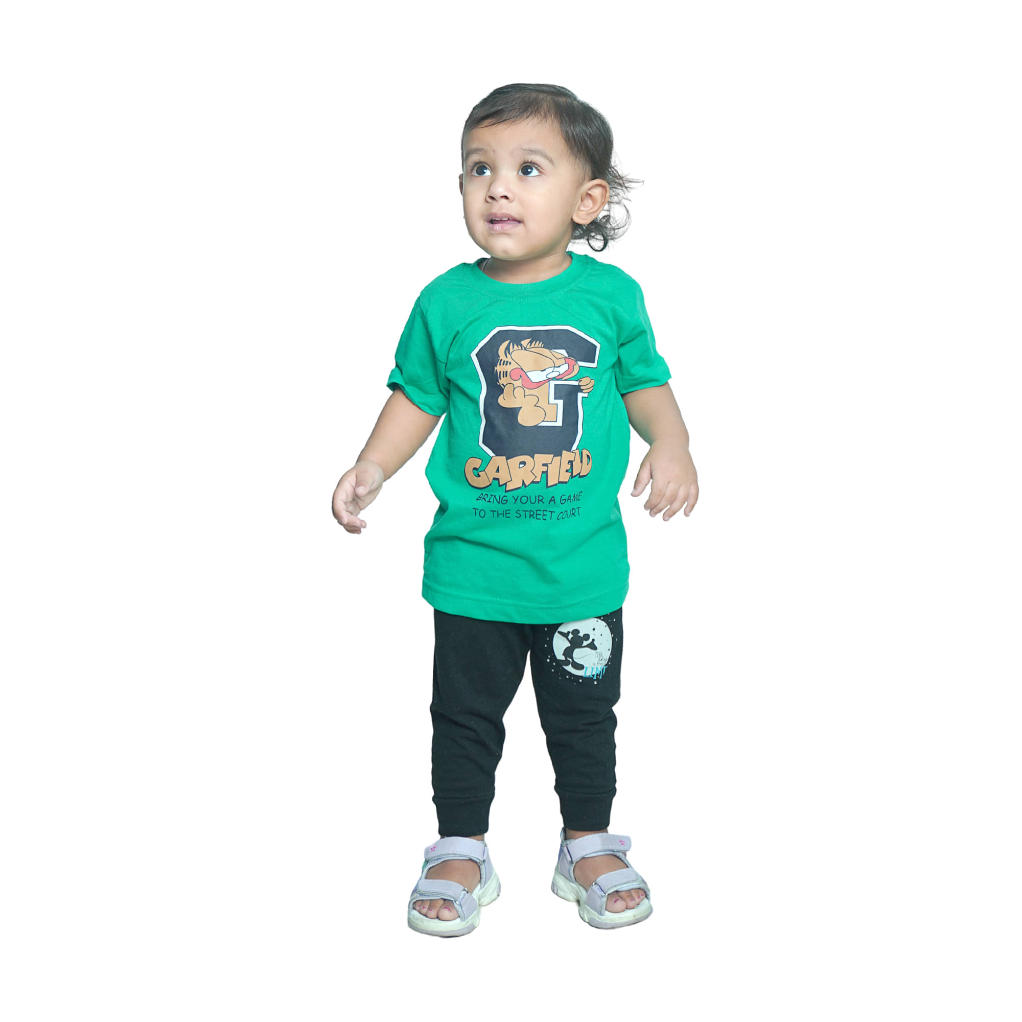     			Kidzee Kingdom Pack of 1 Baby Girls Cotton T-Shirt ( Green )