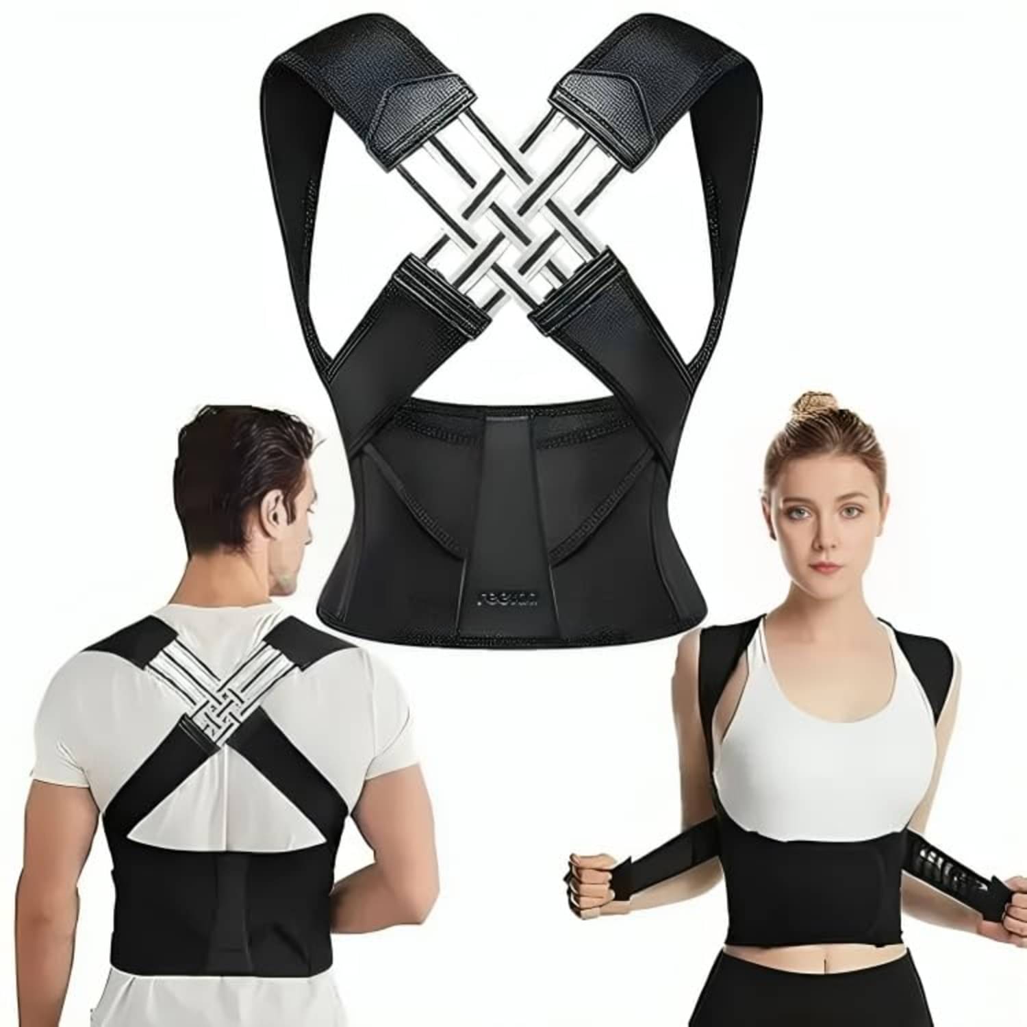     			Musclefit Posture Corrector Back Support ( Regular - Size )