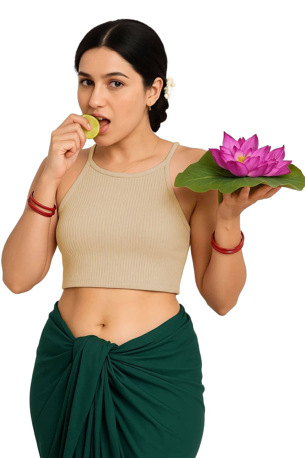     			SOHOT Beige Readymade without Pad Cotton Women's Blouse ( Pack of 1 )