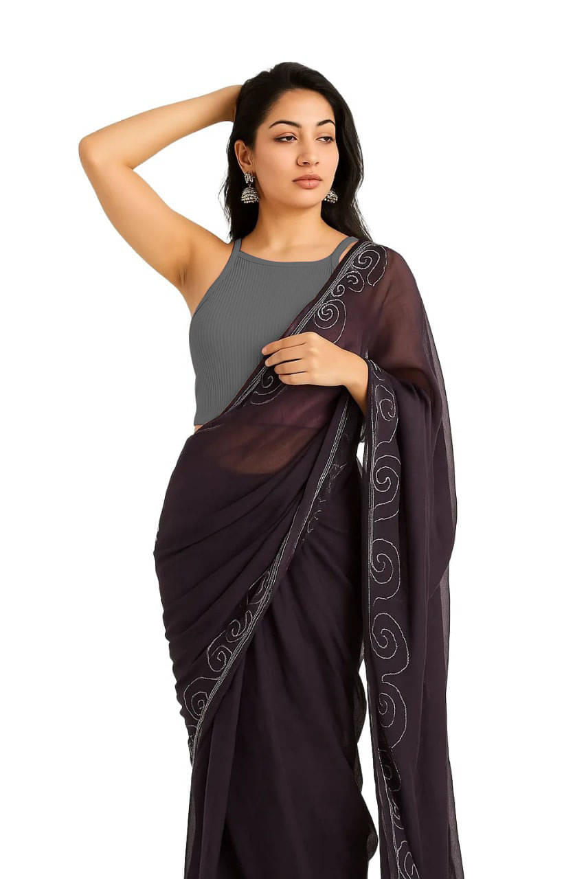 SOHOT Grey Readymade without Pad Cotton Women's Blouse ( Pack of 1 ) SOHOT Grey Readymade without Pad Cotton Women's Blouse ( Pack of 1 )
