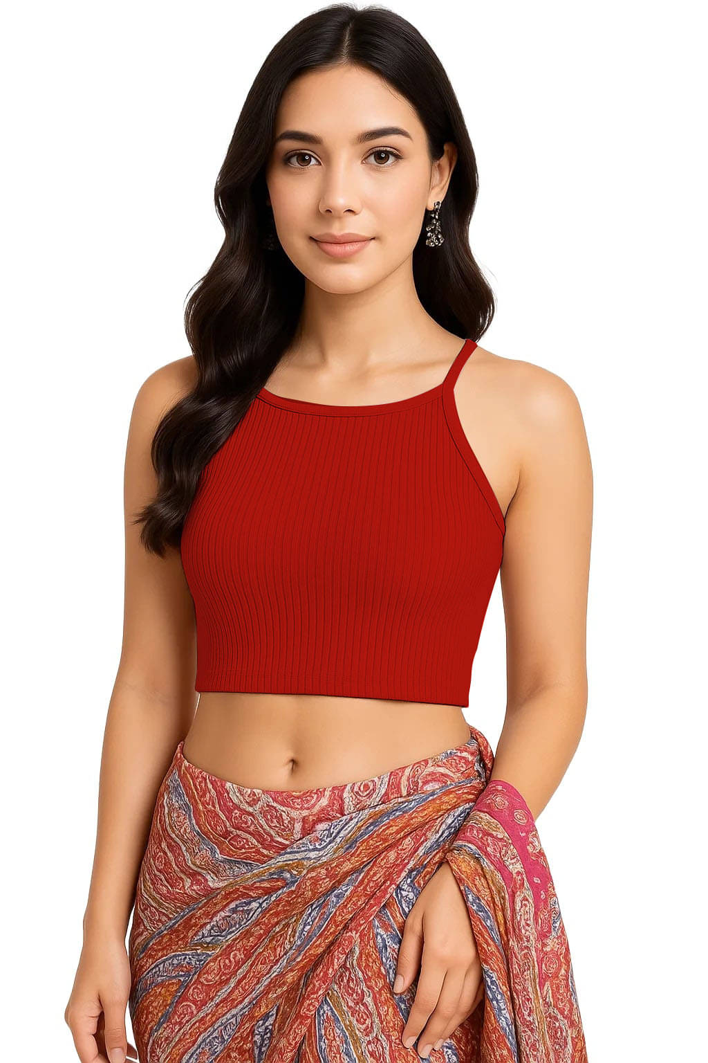 SOHOT Maroon Readymade without Pad Cotton Women's Blouse ( Pack of 1 ) SOHOT Maroon Readymade without Pad Cotton Women's Blouse ( Pack of 1 )