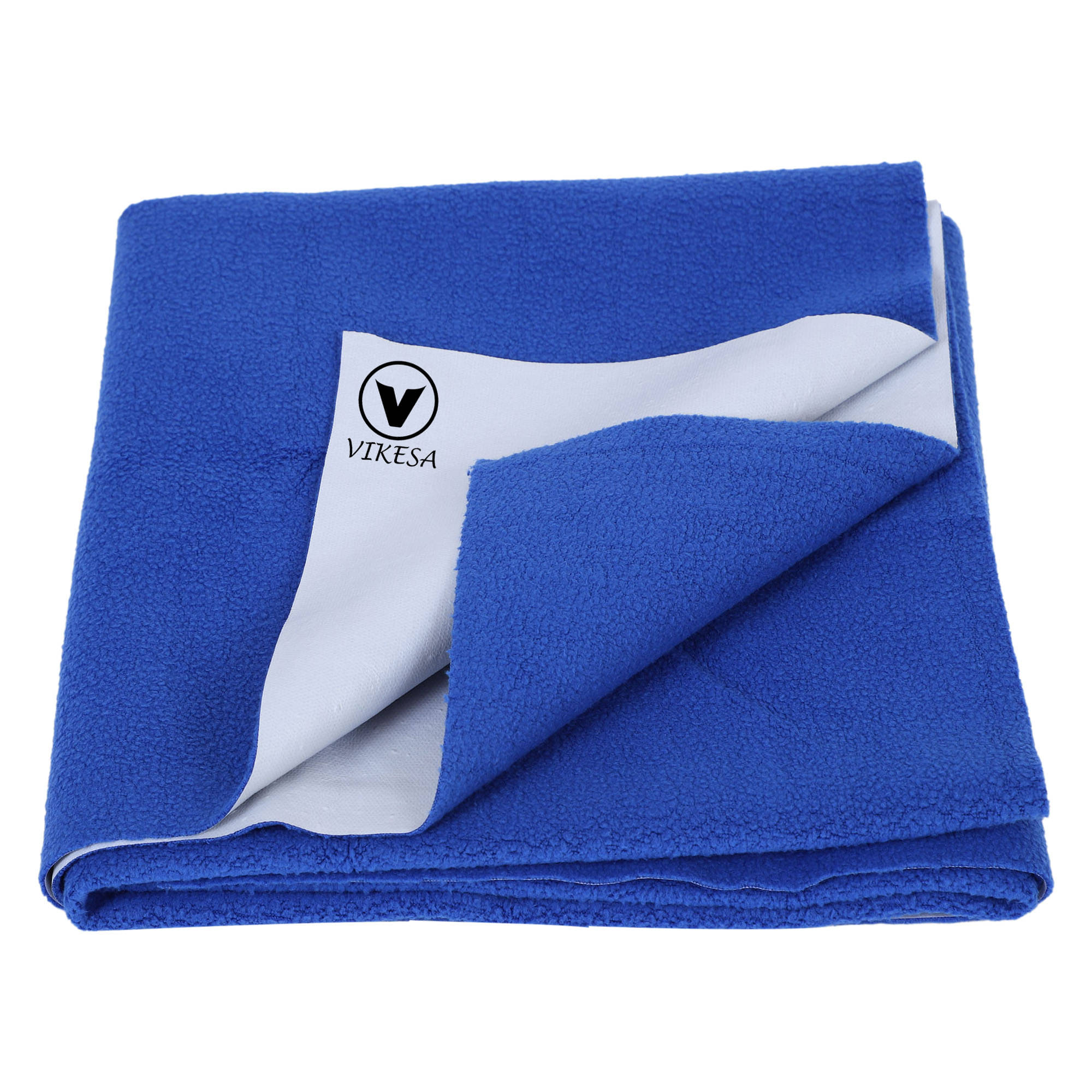     			VIKESA Blue Fleece ( 1 pcs) Bedding Sets