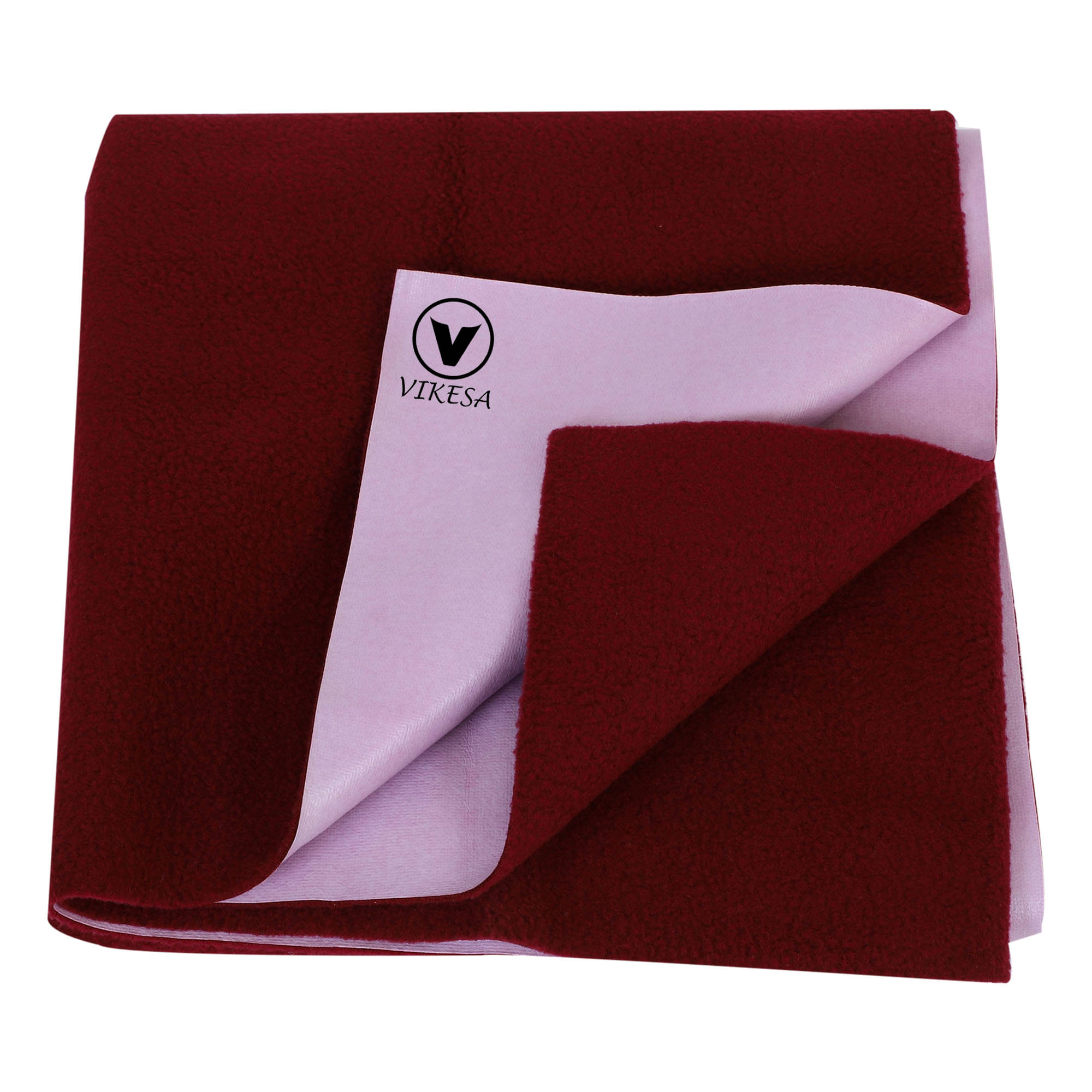     			VIKESA Brown Fleece ( 1 pcs) Bedding Sets