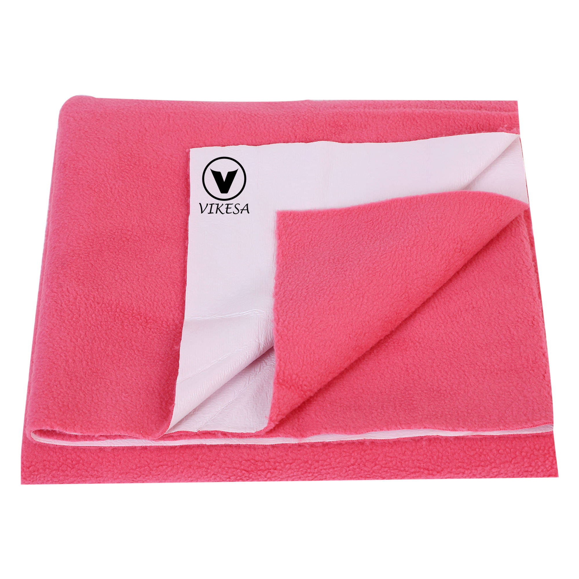     			VIKESA Pink Fleece ( 1 pcs) Bedding Sets