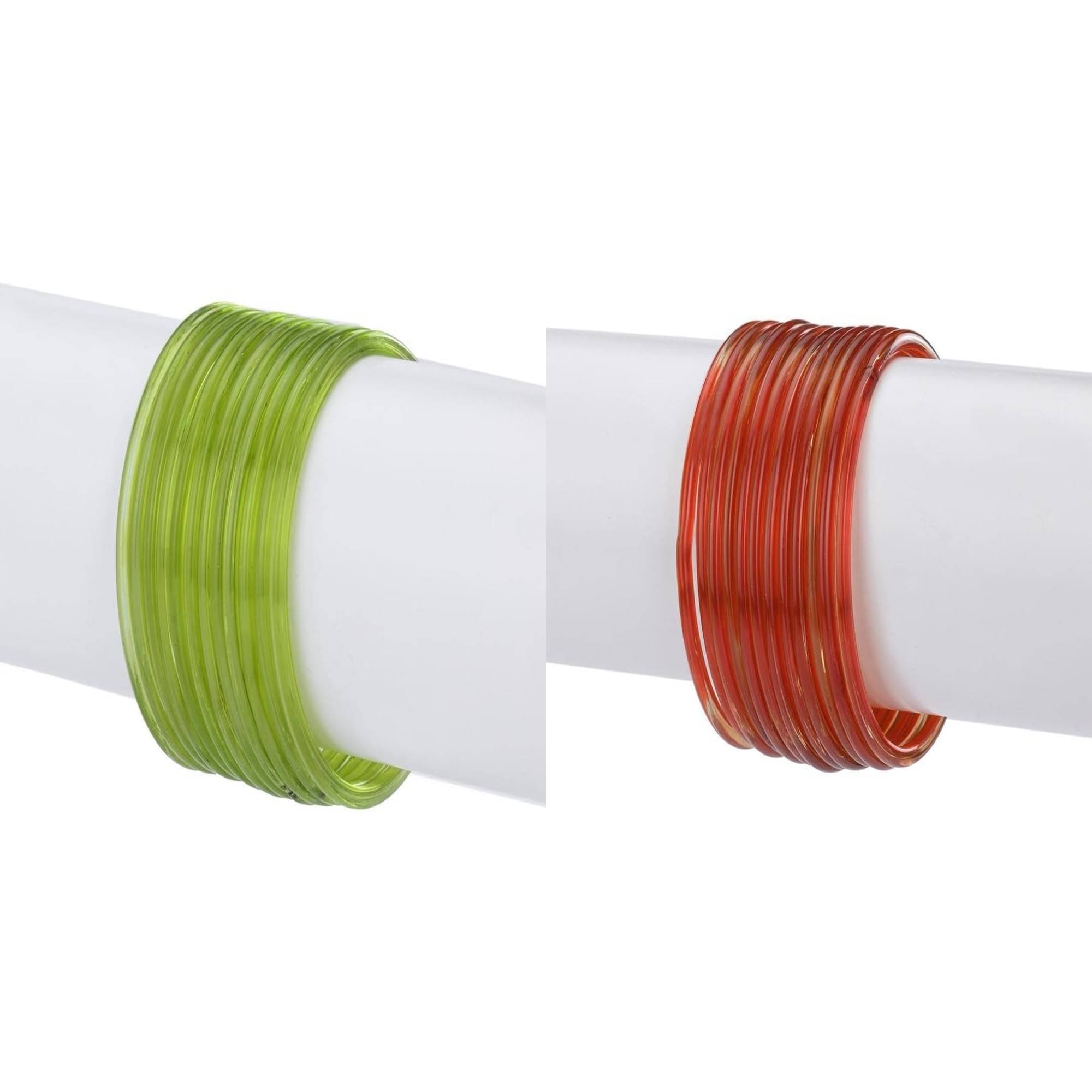 1st Time Multicolor Bangle Set ( Pack of 2 ) 1st Time Multicolor Bangle Set ( Pack of 2 )
