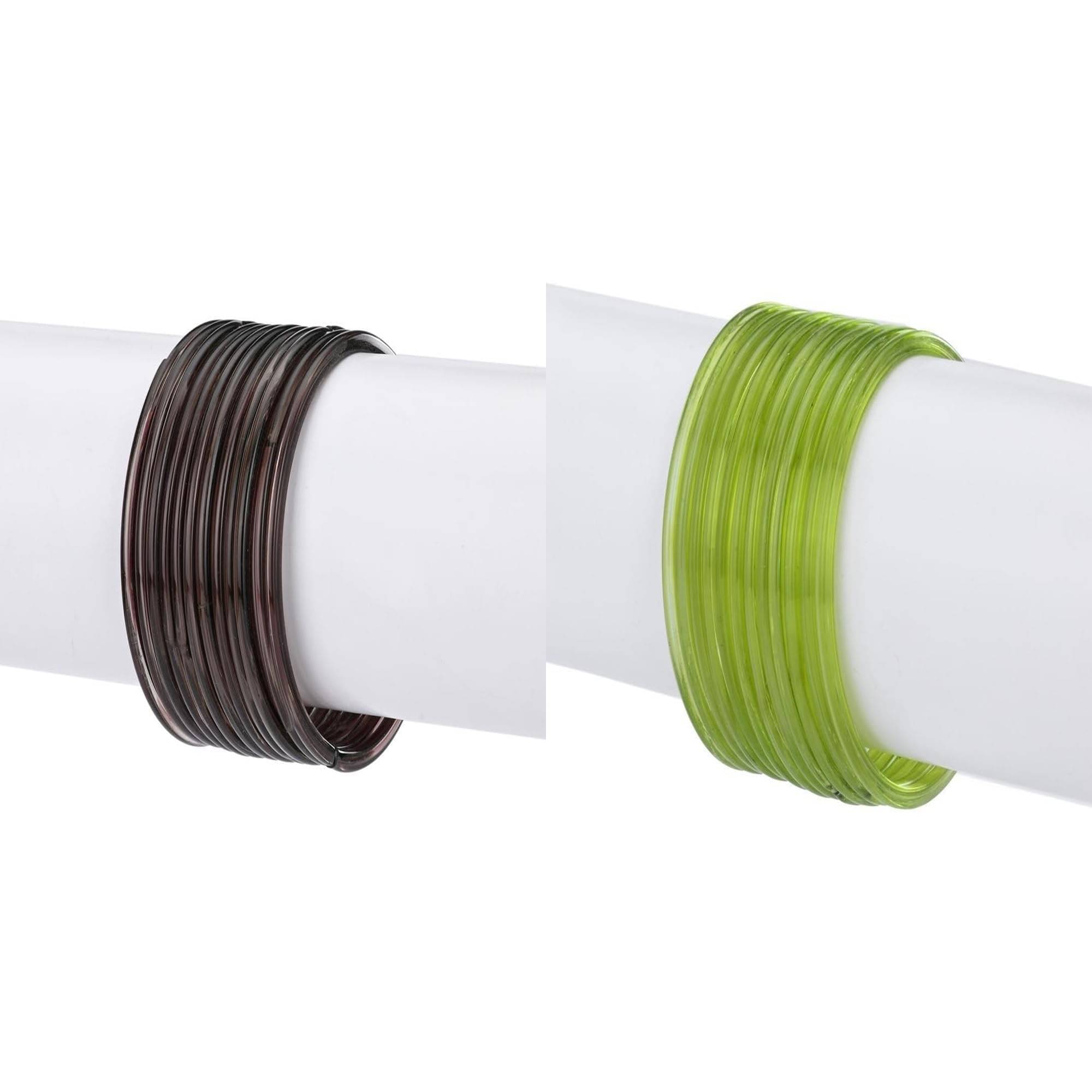     			1st Time Multicolor Bangle Set ( Pack of 2 )