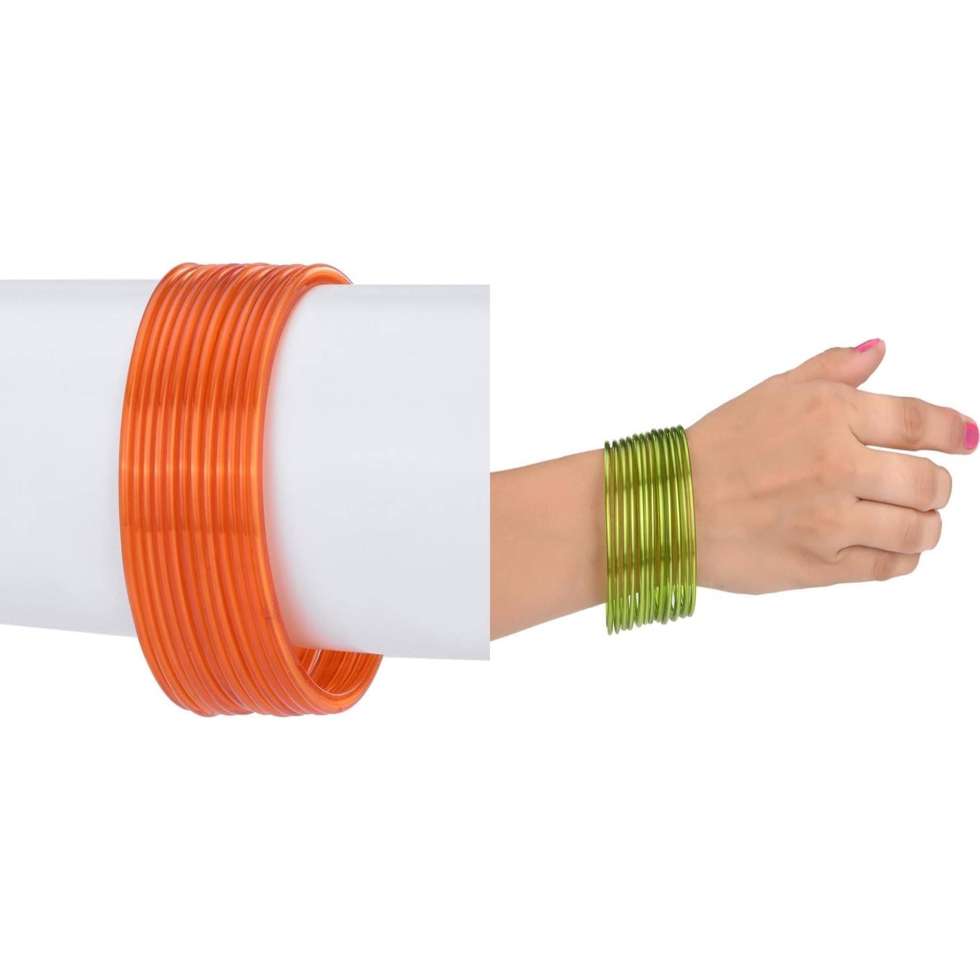     			1st Time Multicolor Bangle Set ( Pack of 2 )