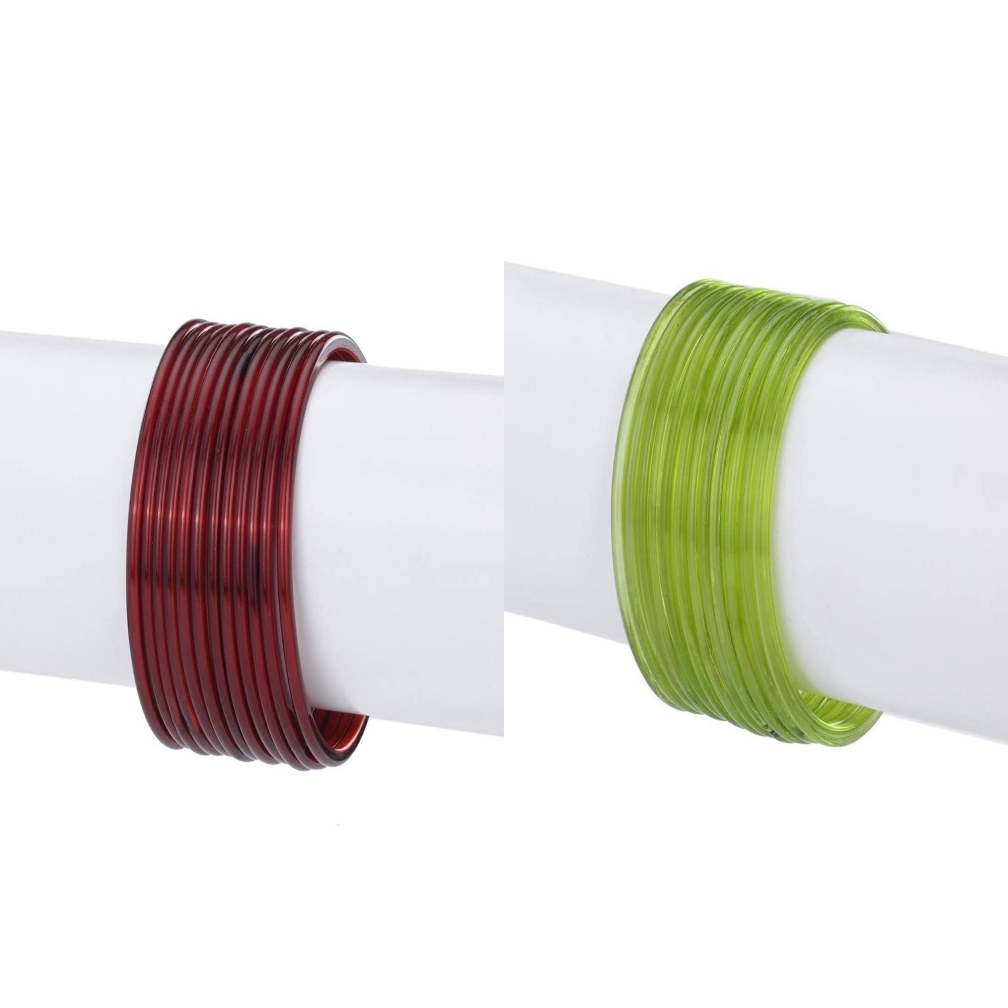 1st Time Multicolor Bangle Set ( Pack of 2 ) 1st Time Multicolor Bangle Set ( Pack of 2 )