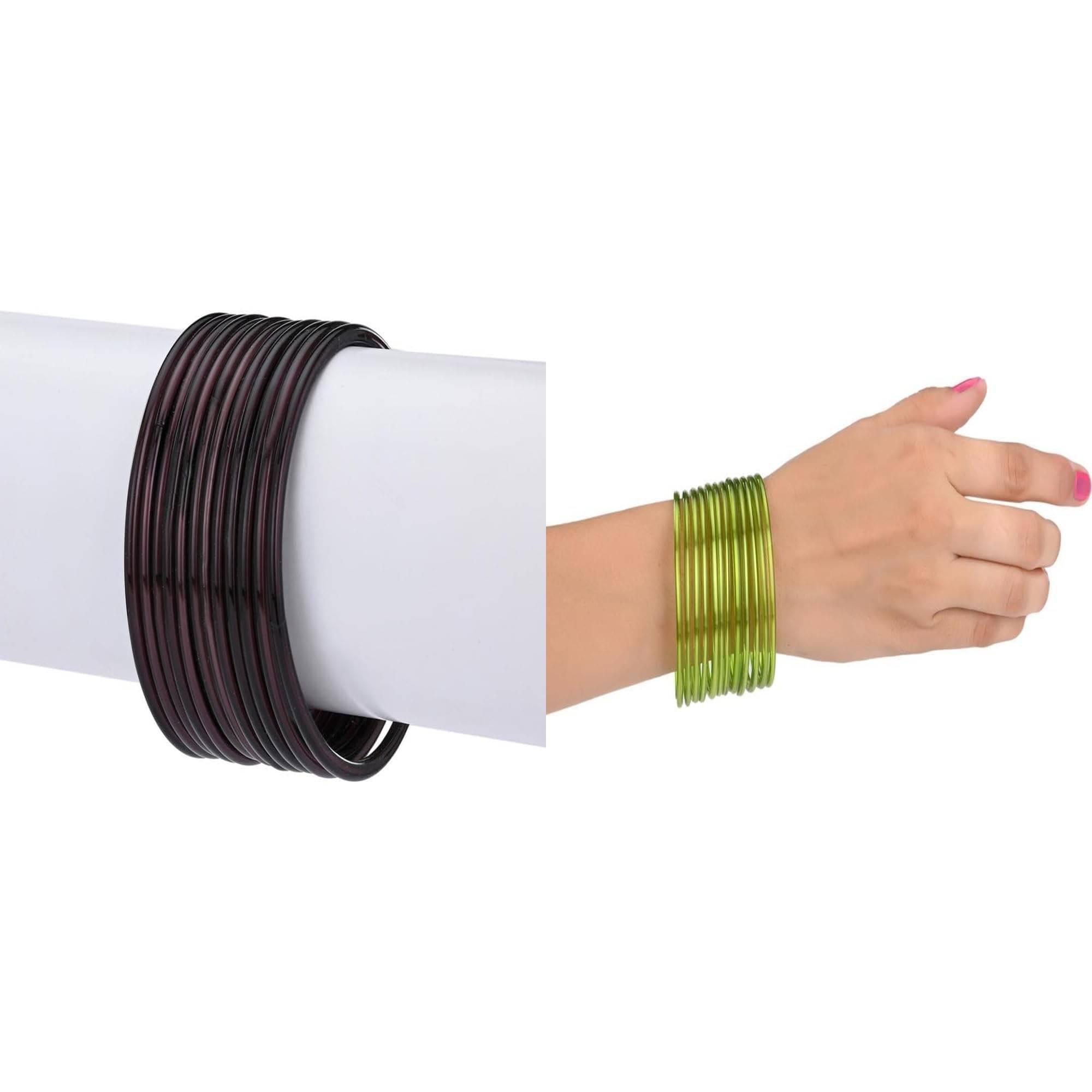 1st Time Multicolor Bangle Set ( Pack of 2 ) 1st Time Multicolor Bangle Set ( Pack of 2 )
