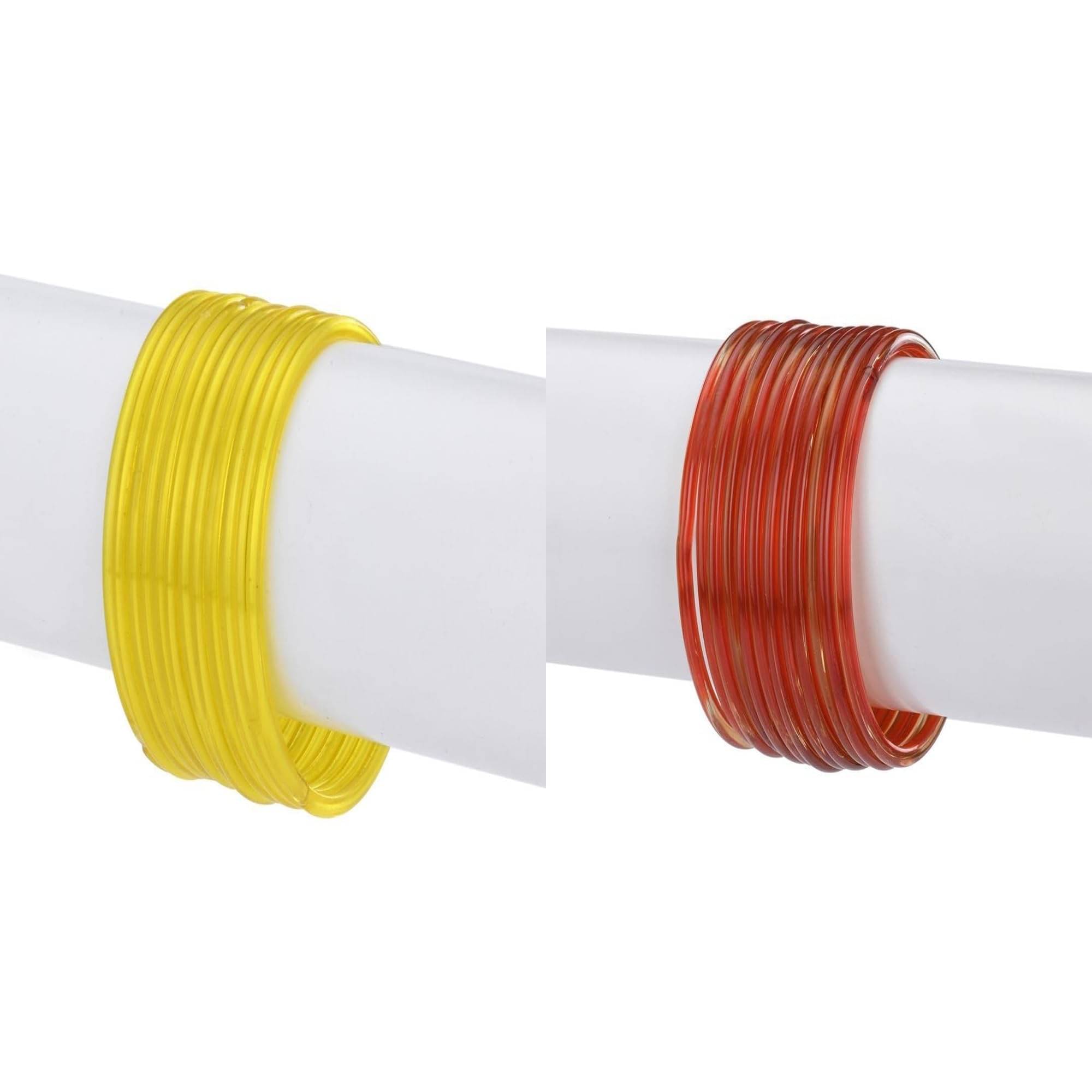     			1st Time Multicolor Bangle Set ( Pack of 2 )