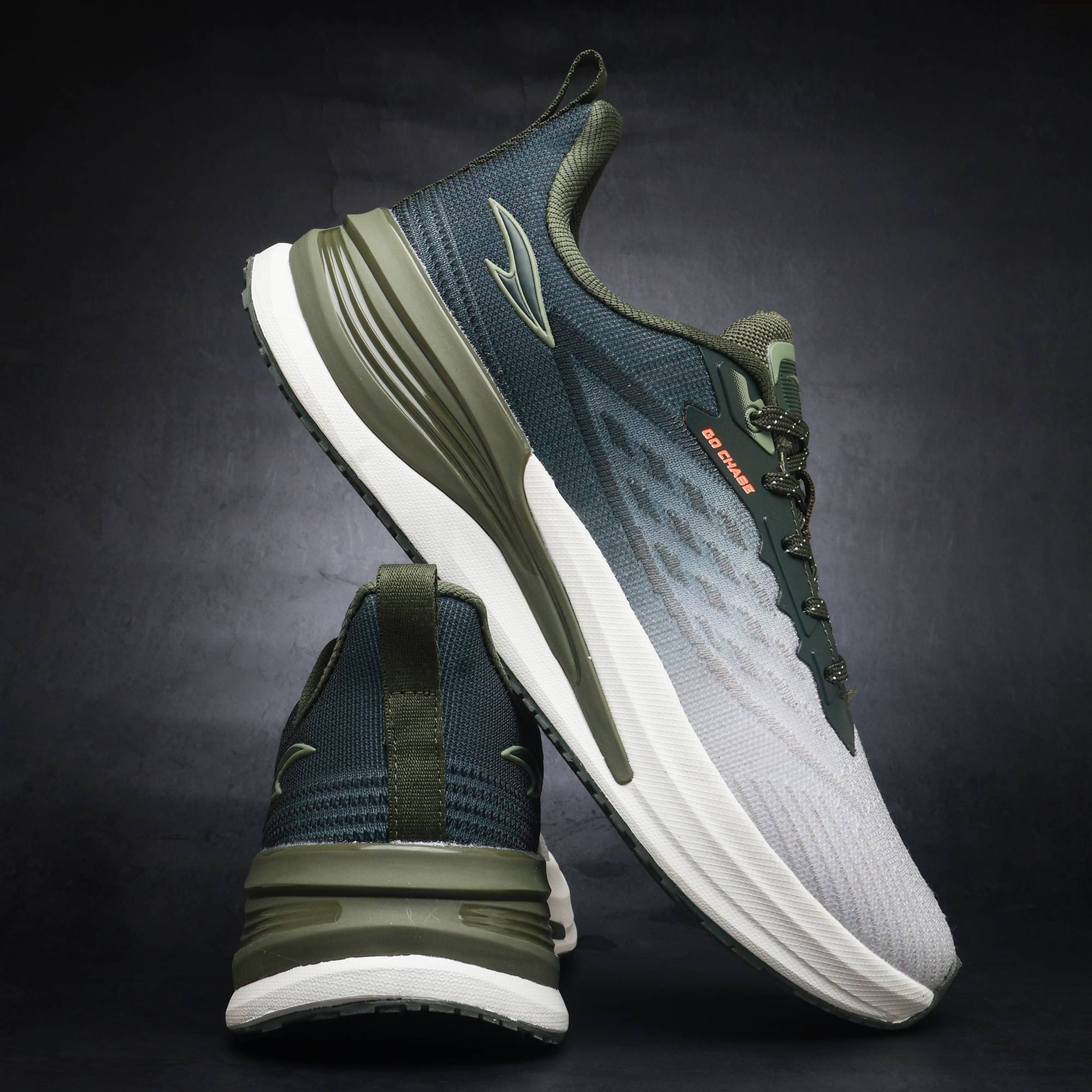     			ASIAN NAVIGATOR-02 Light Grey Men's Sports Running Shoes