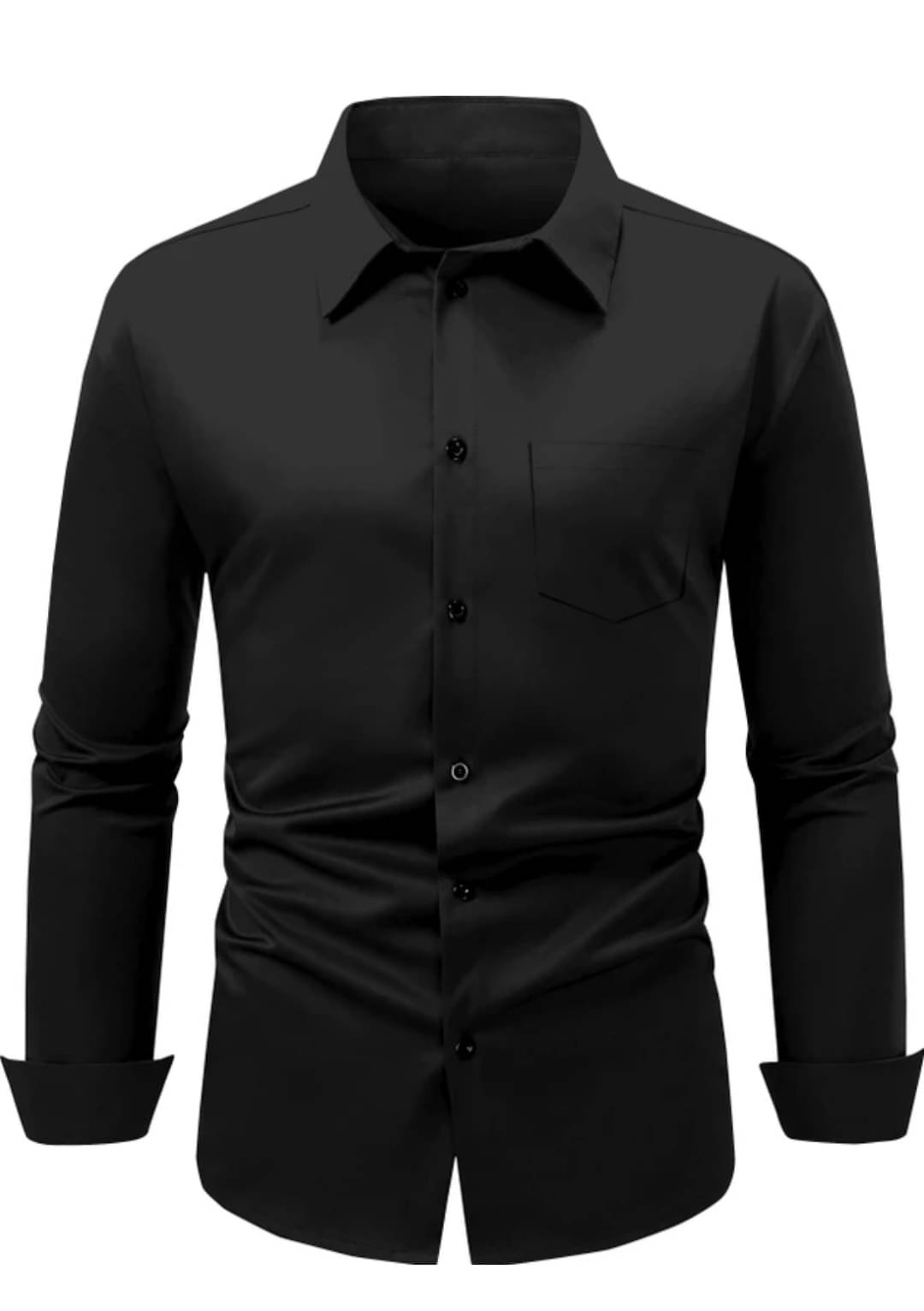     			AWASTHI Cotton Blend Regular Fit Full Sleeves Men's Formal Shirt - Black ( Pack of 2 )