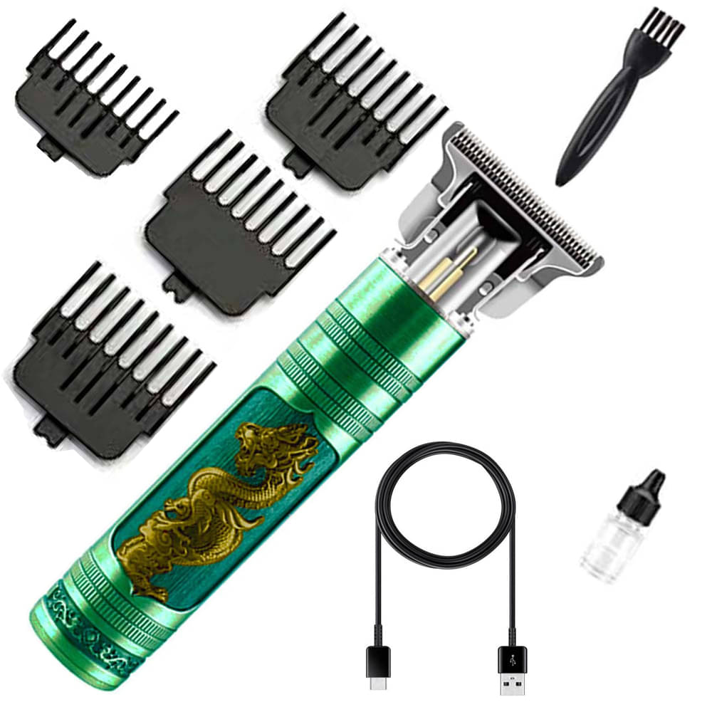     			CRS TRIMMER Green Cordless Beard Trimmer With 45 minutes Runtime