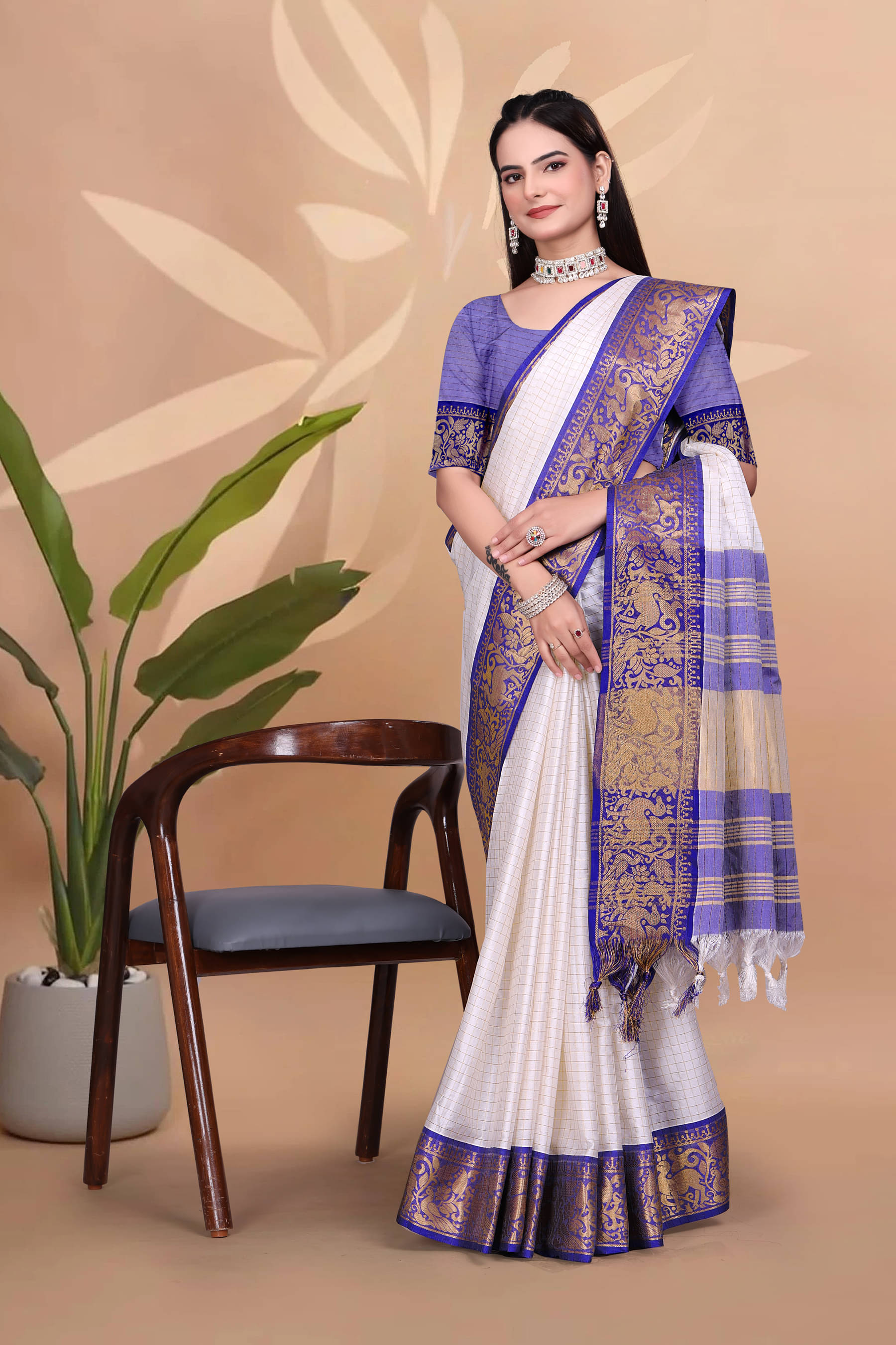 Clirva Art Silk Self Design Banarasi saree With Unstitched Blouse Piece ( LightBLue ) Clirva Art Silk Self Design Banarasi saree With Unstitched Blouse Piece ( LightBLue )