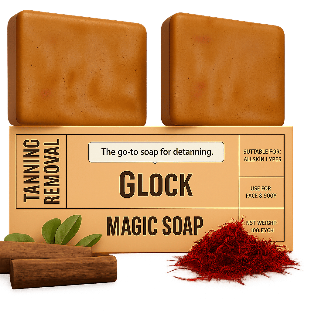 Glock Skin Whitening GHRR Magic Soap Sandal Wood Soap for All Skin Type ( Pack of 2 ) Glock Skin Whitening GHRR Magic Soap Sandal Wood Soap for All Skin Type ( Pack of 2 )