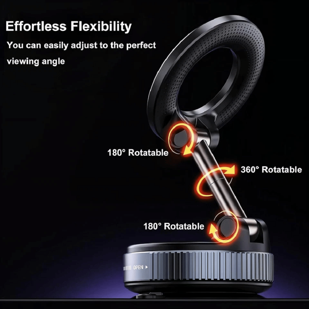 HUG PUPPY Dashboard & Windshield Single Clamp Car Mobile Holder - Black HUG PUPPY Dashboard & Windshield Single Clamp Car Mobile Holder - Black