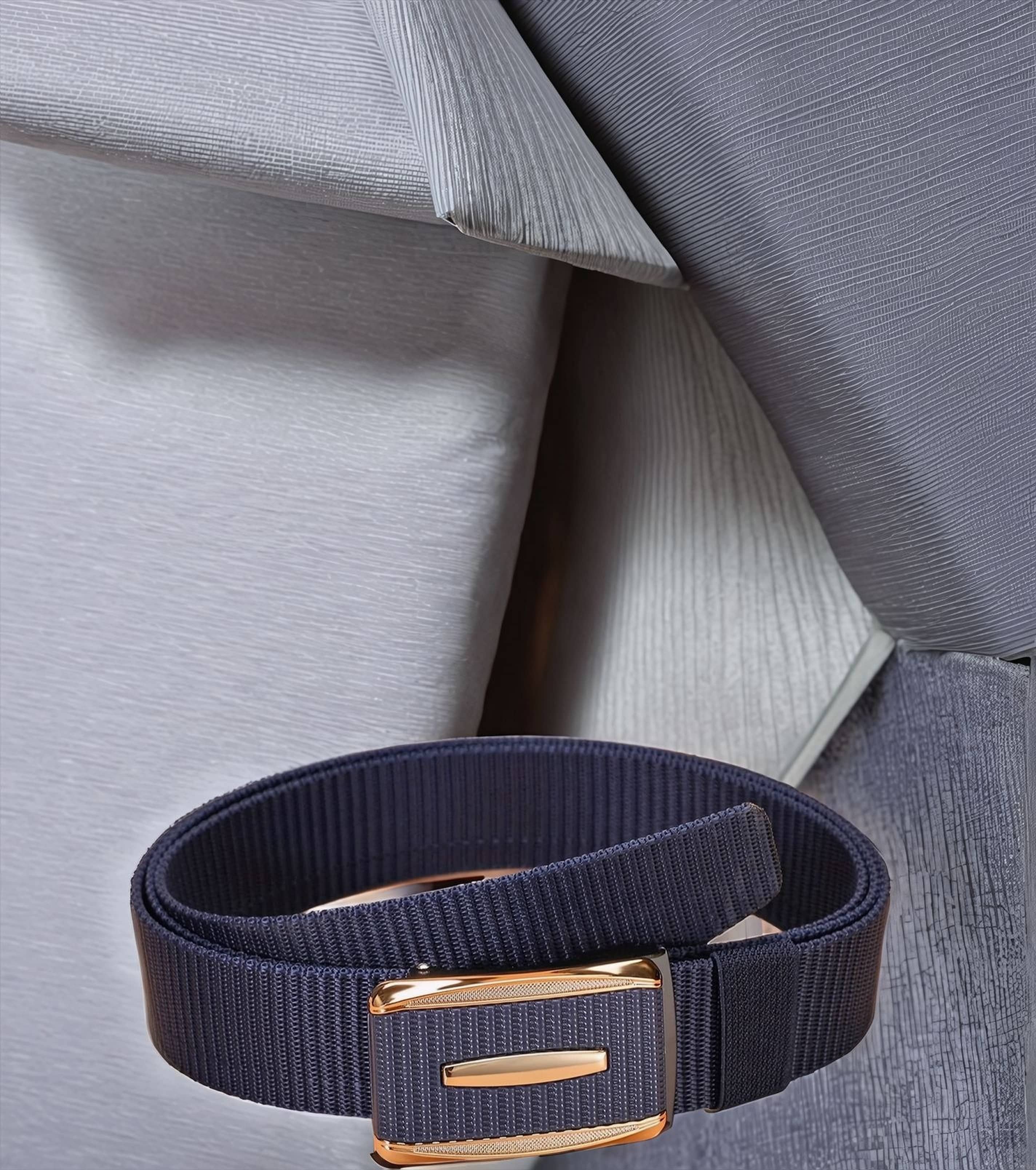 Infispace - Blue Polyester Men's Casual Belt ( Pack of 1 )