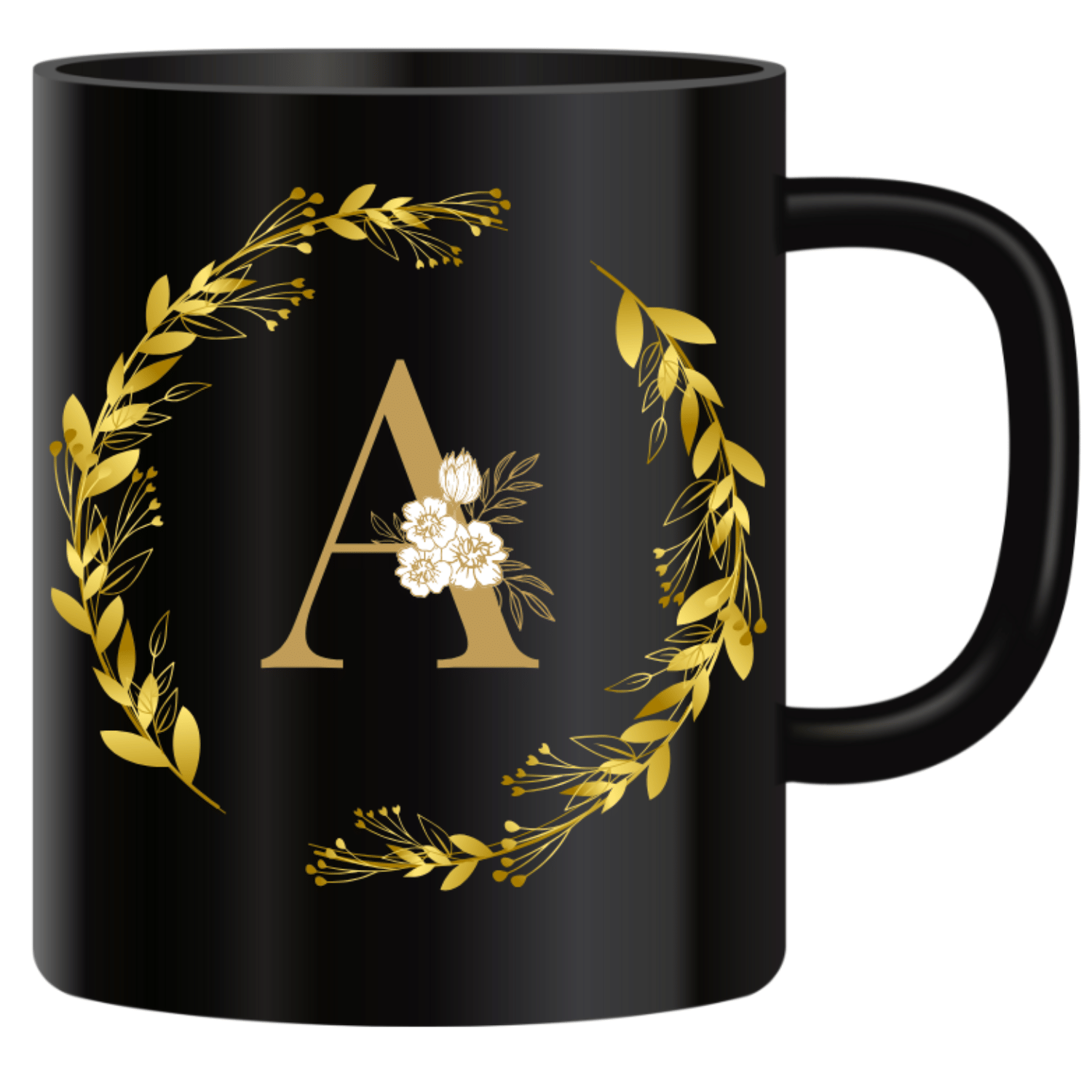     			Ridaa Printed A Ceramic Coffee Mug 350 mL ( Pack of 1 )