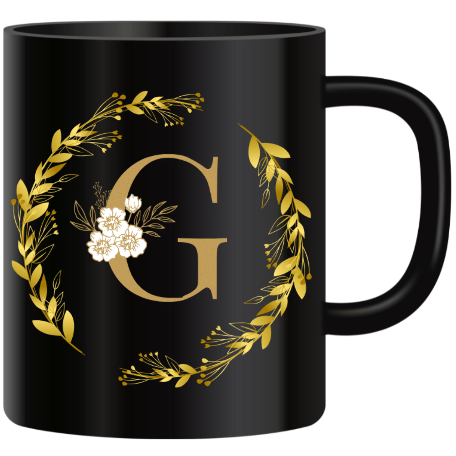     			Ridaa Printed G Ceramic Coffee Mug 350 mL ( Pack of 1 )