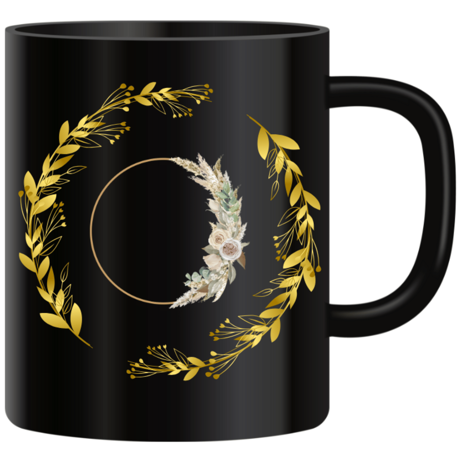     			Ridaa Printed O Ceramic Coffee Mug 350 mL ( Pack of 1 )