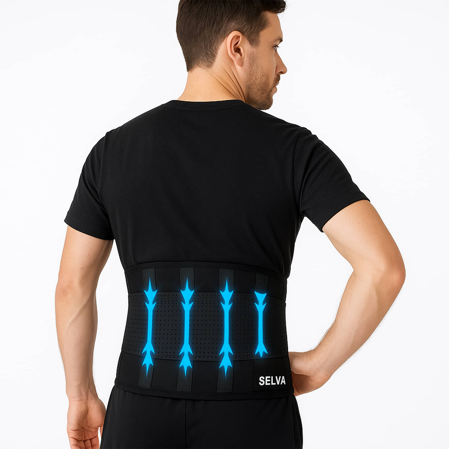     			Selva LS Belt Back Pain Relief (Waist & Back Support) Abdominal Support Free Size