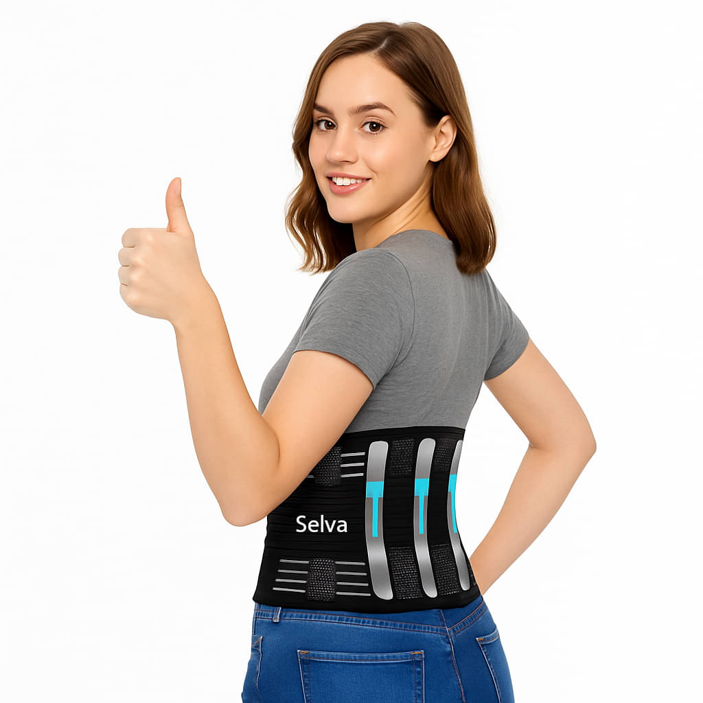     			Selva LS Belt Back Pain Relief (Waist & Back Support) Abdominal Support Free Size