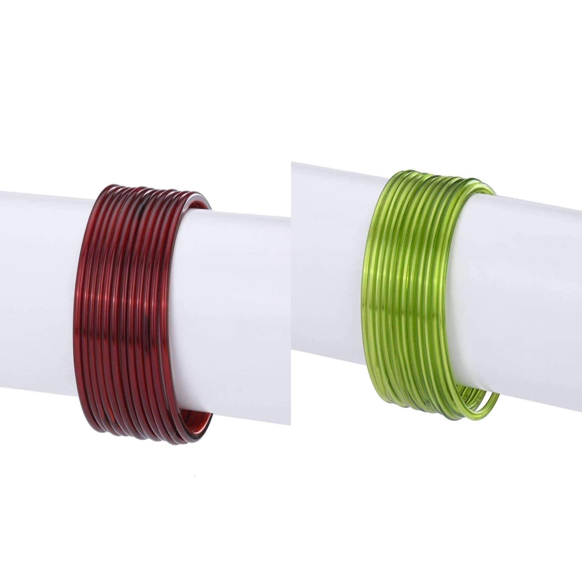 Somil Multicolor Bangle Set ( Pack of 2 ) Somil Multicolor Bangle Set ( Pack of 2 )