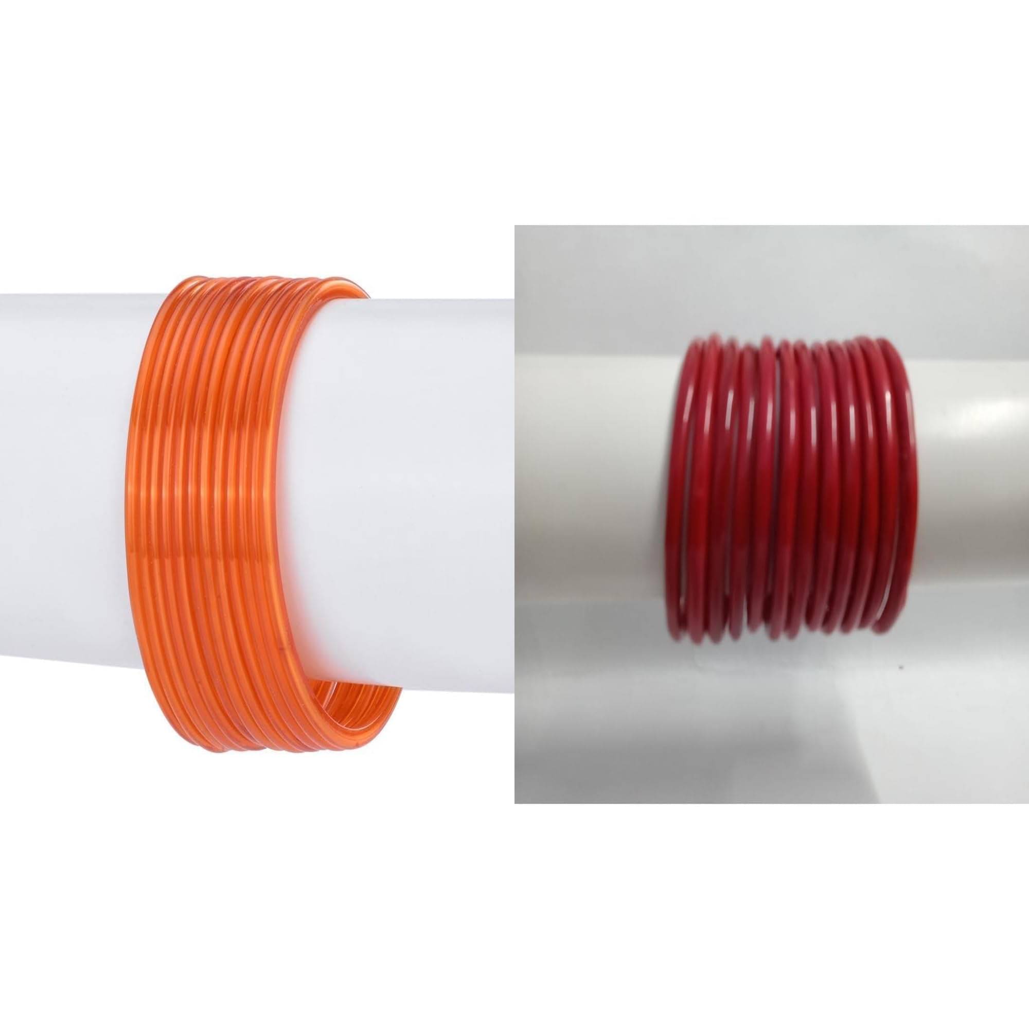 Somil Multicolor Bangle Set ( Pack of 2 ) Somil Multicolor Bangle Set ( Pack of 2 )