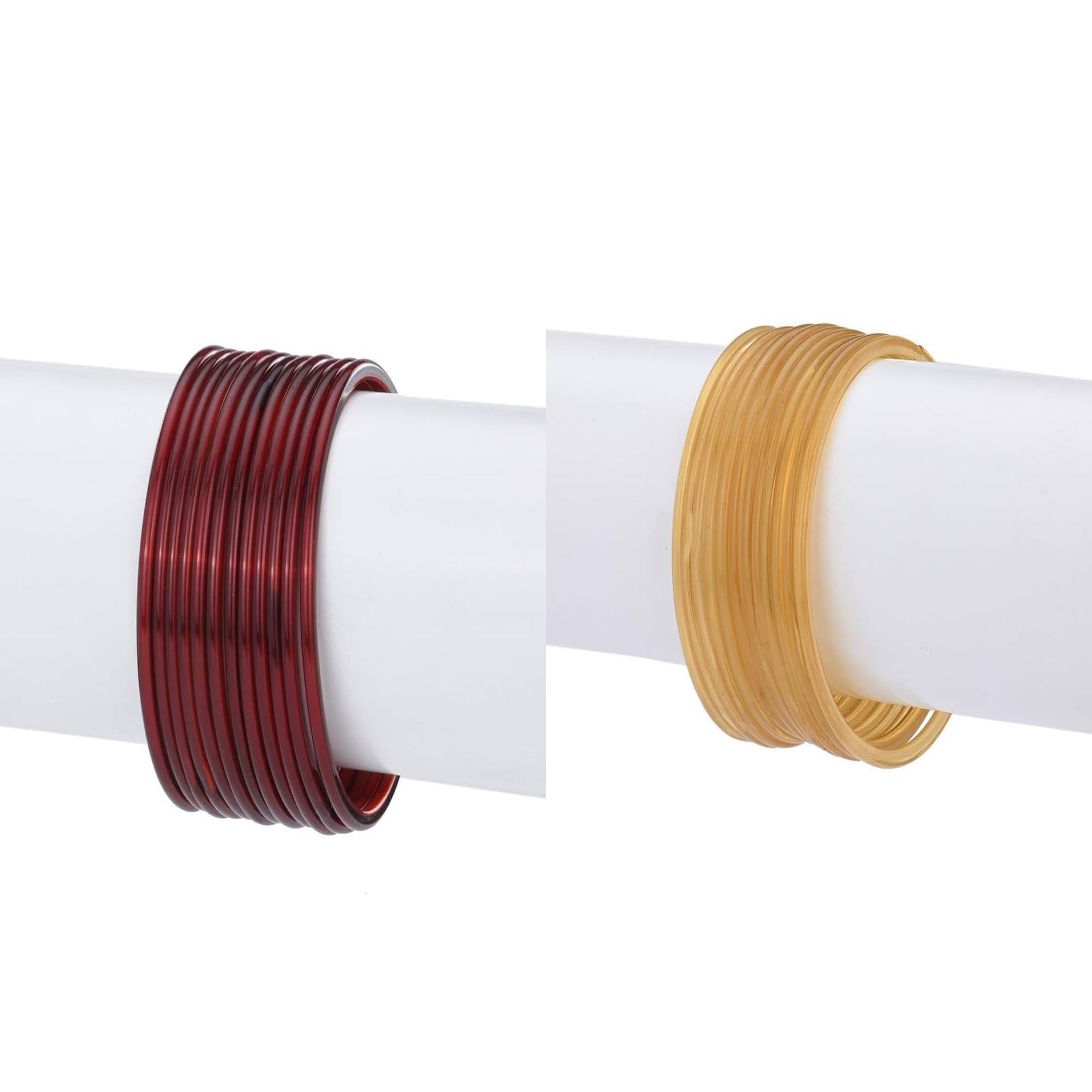 Somil Multicolor Bangle Set ( Pack of 2 ) Somil Multicolor Bangle Set ( Pack of 2 )