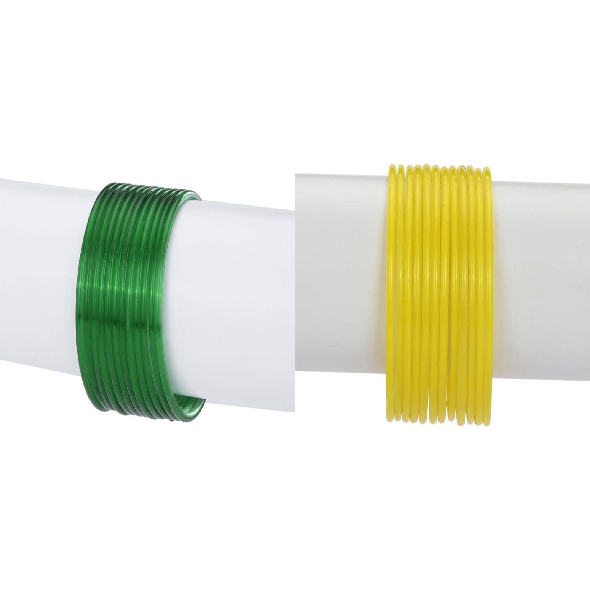     			Somil Multicolor Bangle Set ( Pack of 2 )