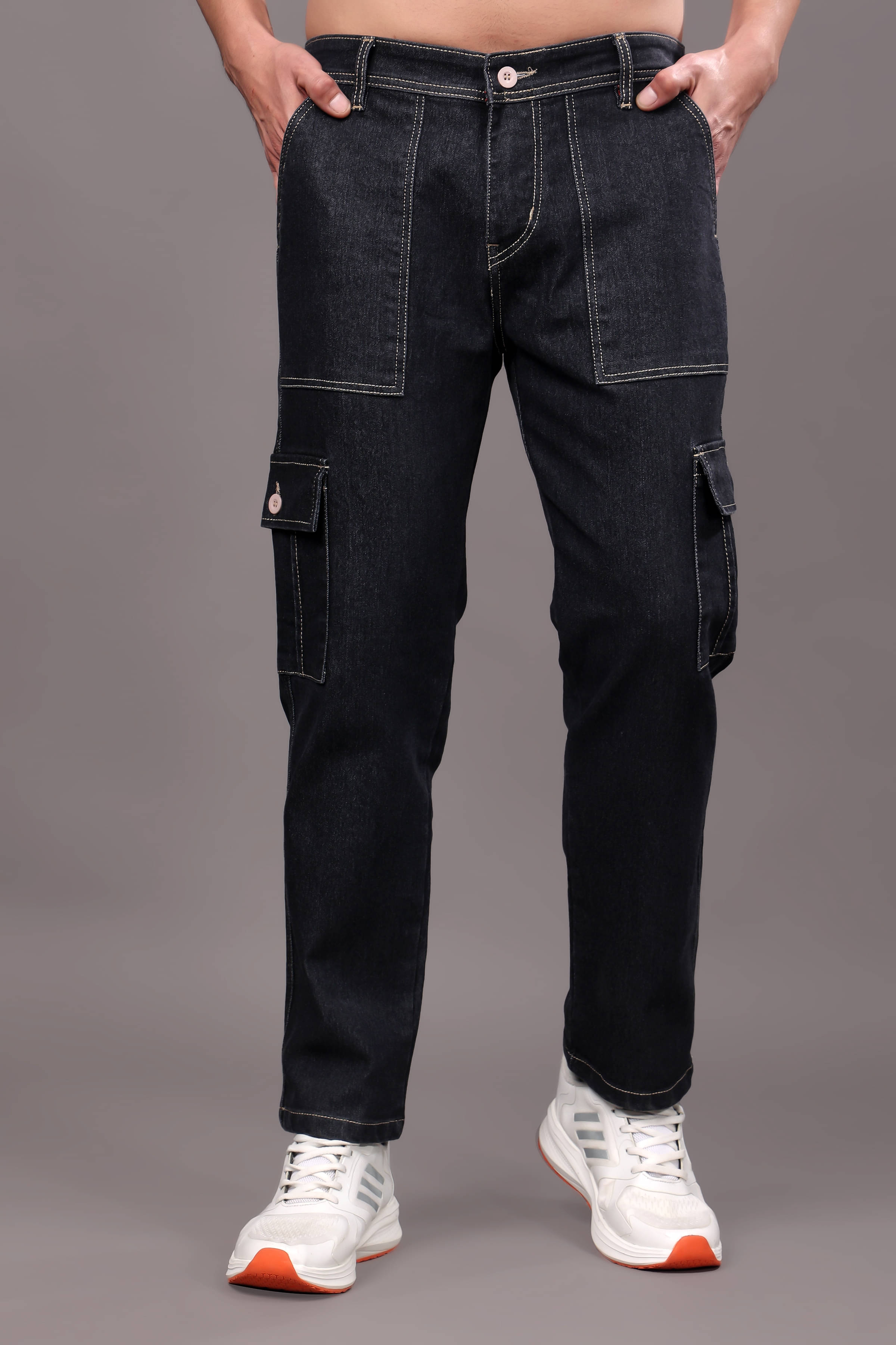 ZAYSH Regular Fit Basic Men's Jeans - Dark Grey ( Pack of 1 ) ZAYSH Regular Fit Basic Men's Jeans - Dark Grey ( Pack of 1 )