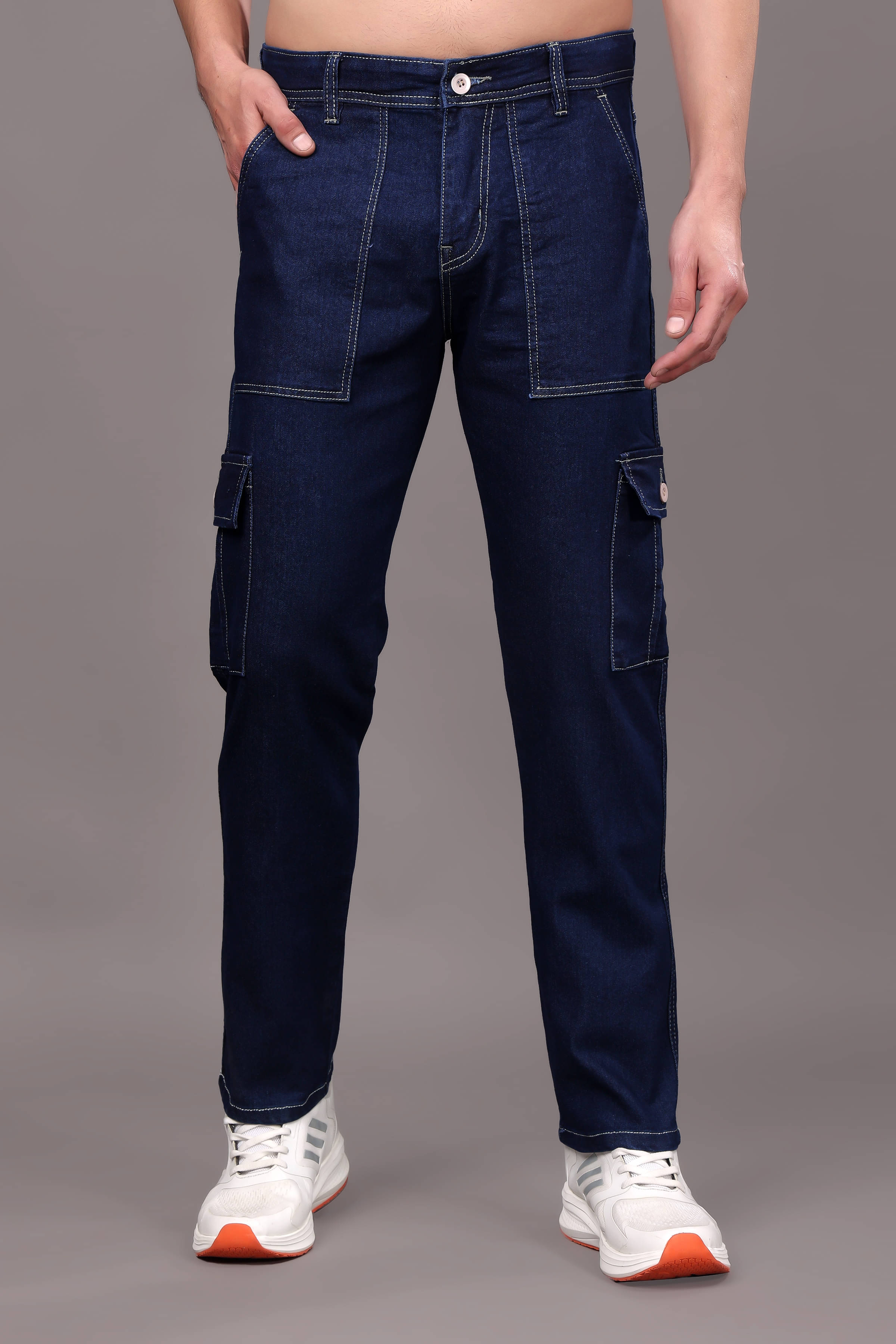 ZAYSH Regular Fit Basic Men's Jeans - Dark Blue ( Pack of 1 ) ZAYSH Regular Fit Basic Men's Jeans - Dark Blue ( Pack of 1 )