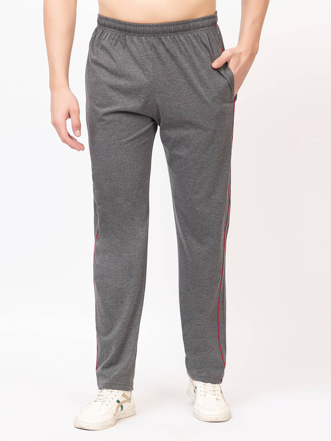 ZEFFORA Charcoal Cotton Blend Men's Trackpants ( Pack of 1 )     			ZEFFORA Charcoal Cotton Blend Men's Trackpants ( Pack of 1 )