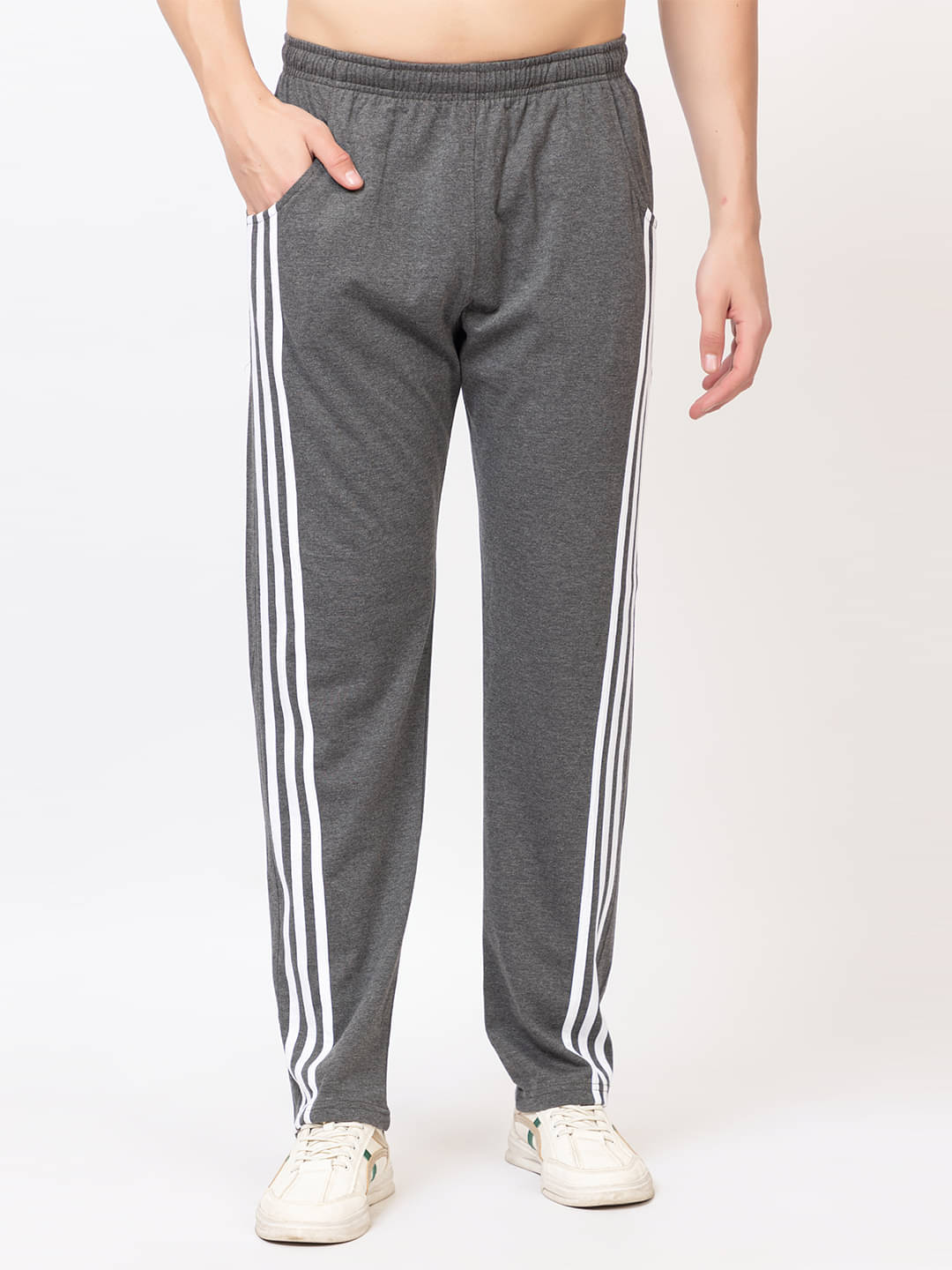     			ZEFFORA Charcoal Cotton Men's Trackpants ( Pack of 1 )