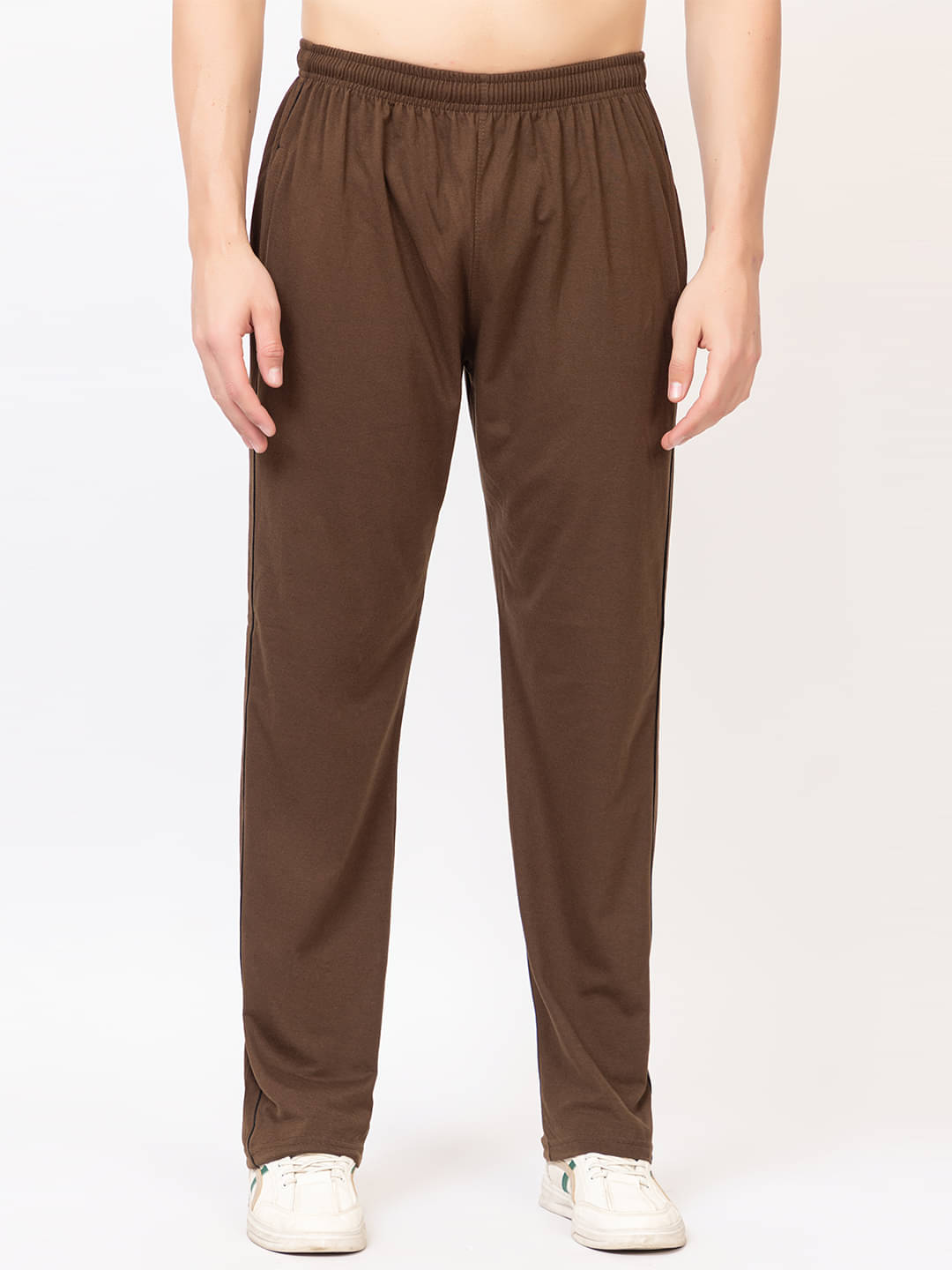     			ZEFFORA Coffee Cotton Blend Men's Trackpants ( Pack of 1 )